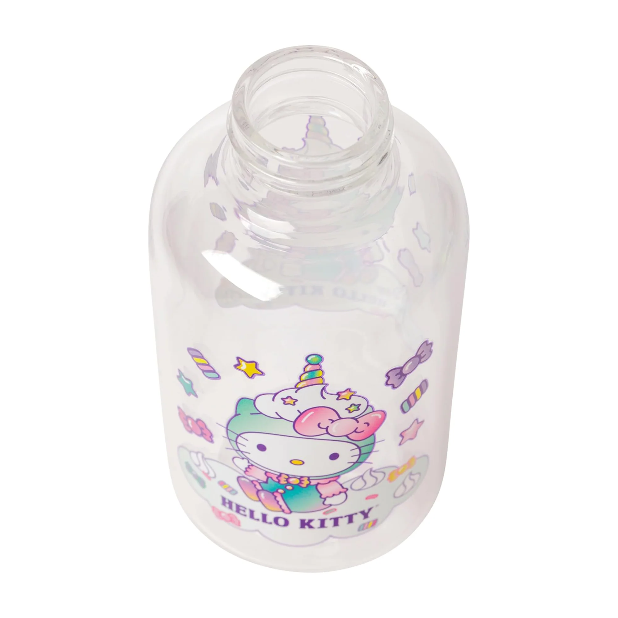 Hello Kitty 15oz Mini Milk Bottle Glass Tumbler - Image 3