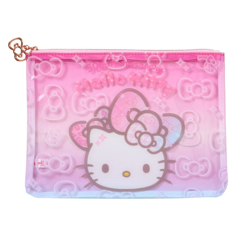 Hello Kitty 2-Piece Pouch Set 50th Anniv. (Fashionable Ribbons Series) - Image 2