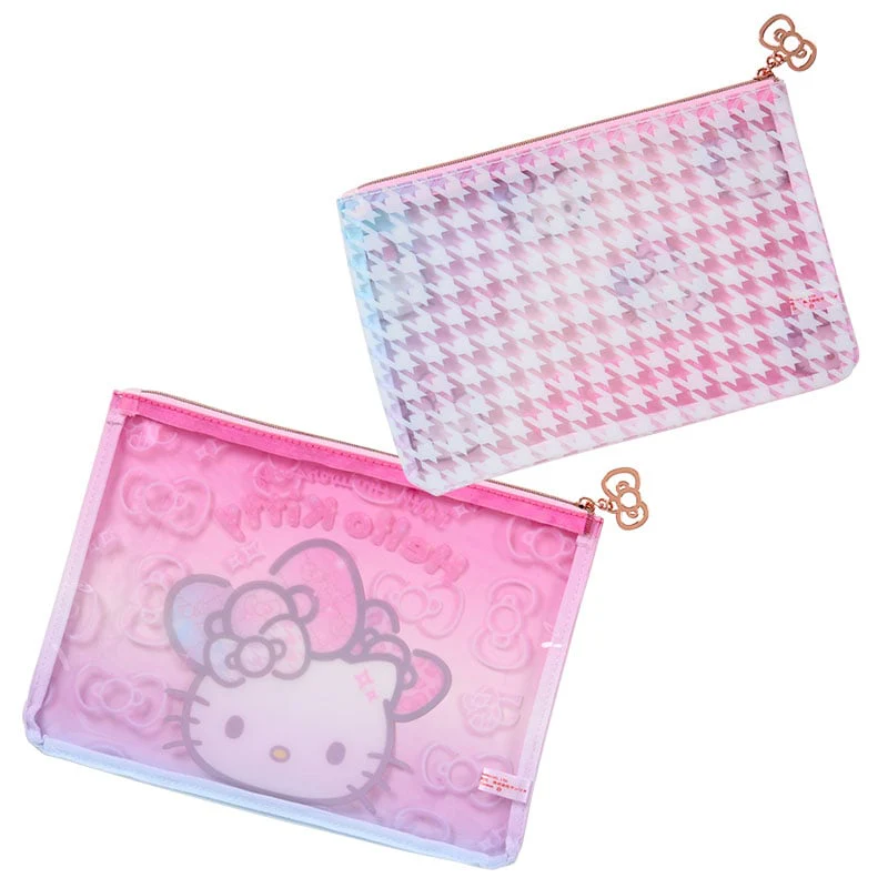 Hello Kitty 2-Piece Pouch Set 50th Anniv. (Fashionable Ribbons Series) - Image 3