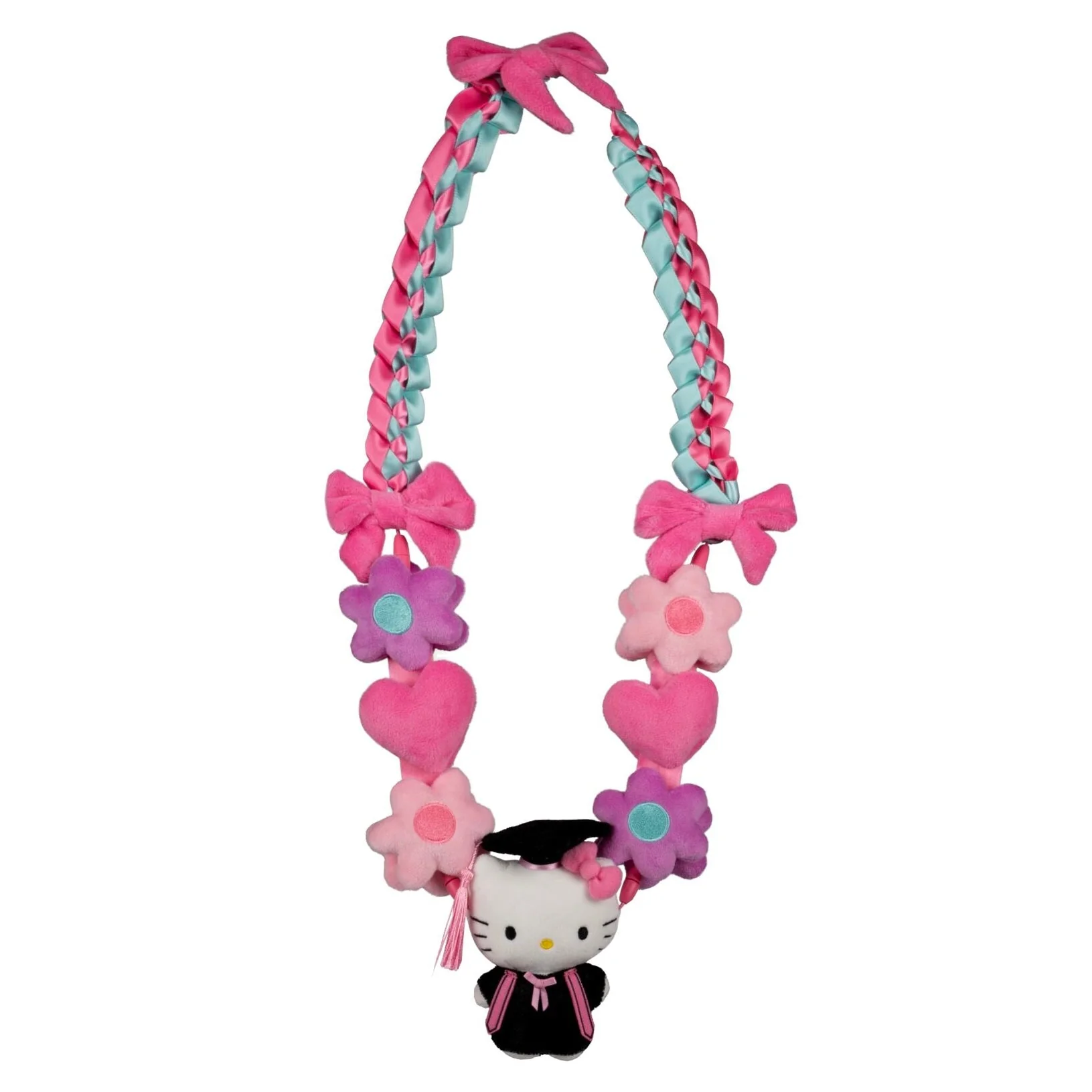 Hello Kitty 21" Graduation Mascot Plush Lei - Image 2