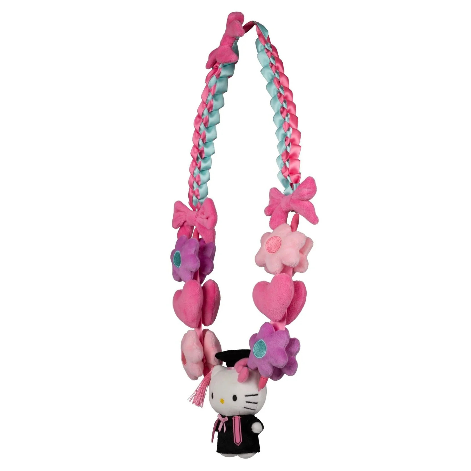 Hello Kitty 21" Graduation Mascot Plush Lei - Image 3
