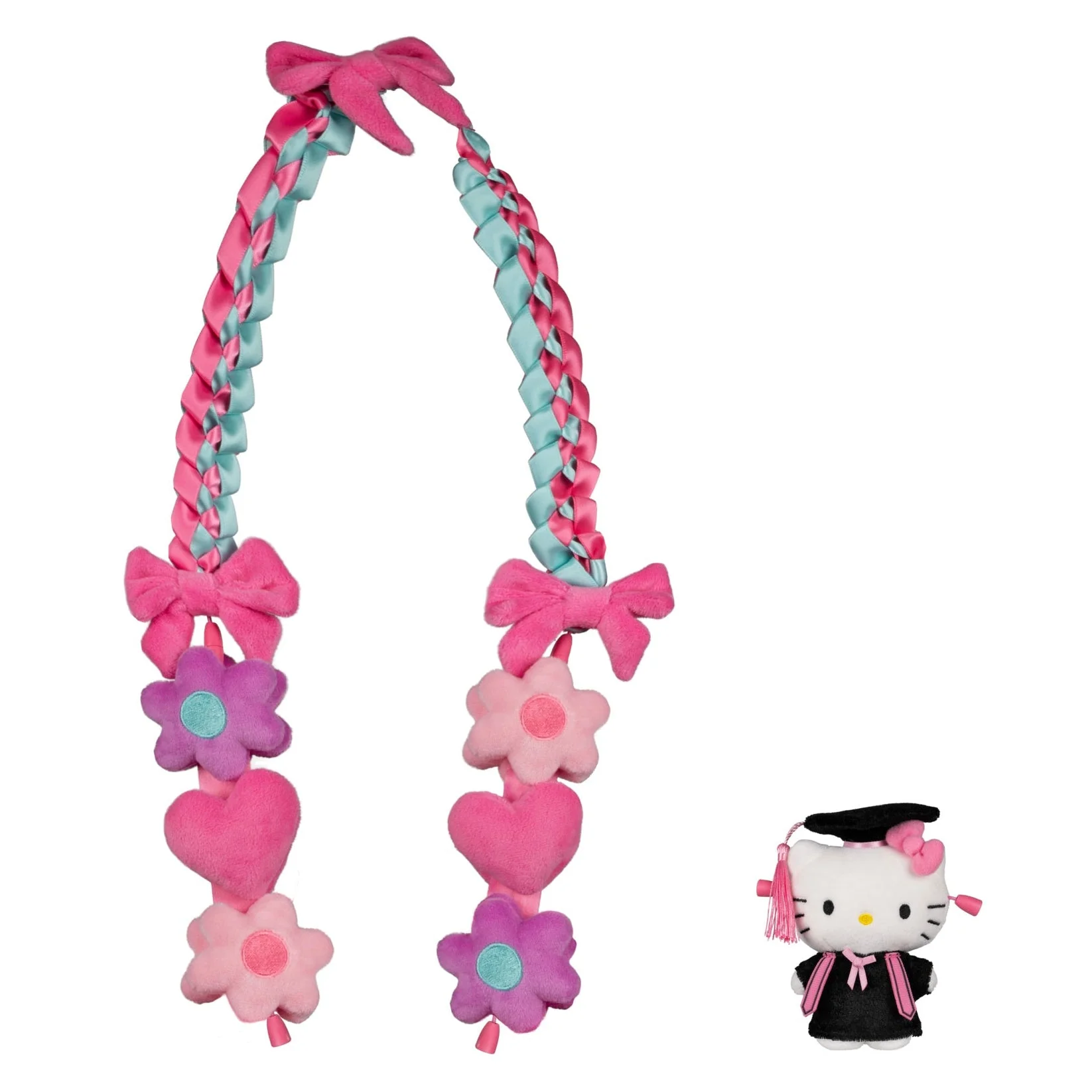 Hello Kitty 21" Graduation Mascot Plush Lei - Image 4
