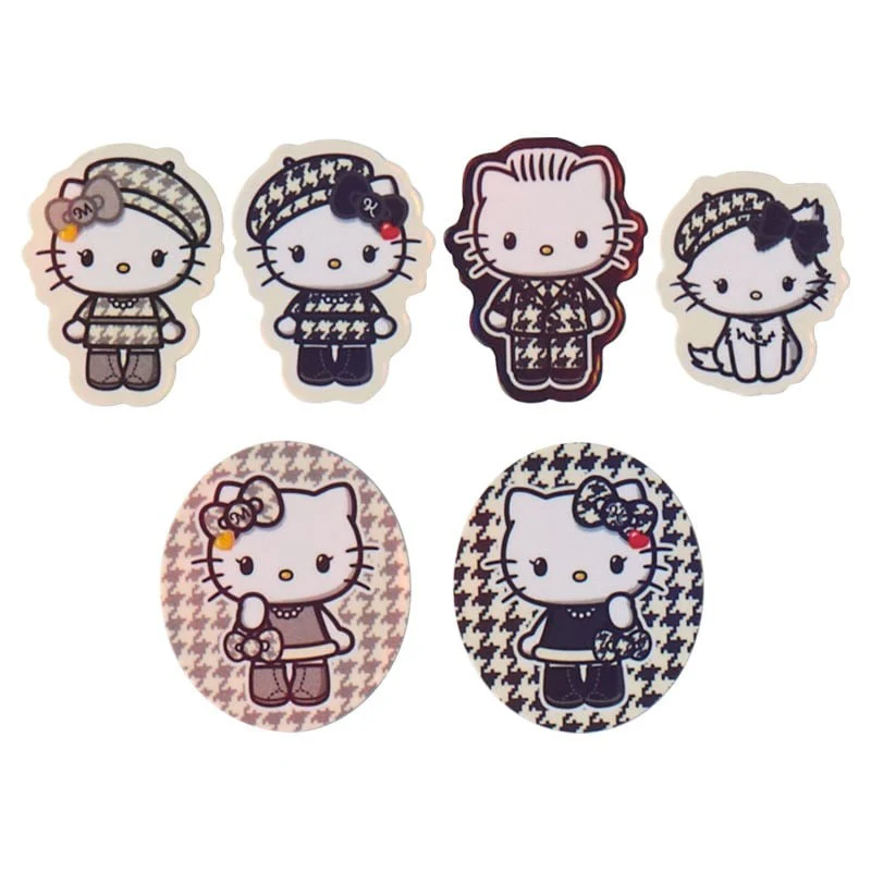 Hello Kitty 24-pc Sticker Pack (Monochrome Birthday Twins Series) - Image 4