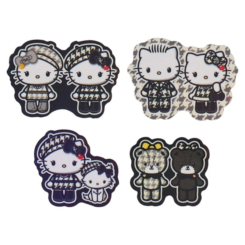 Hello Kitty 24-pc Sticker Pack (Monochrome Birthday Twins Series) - Image 5