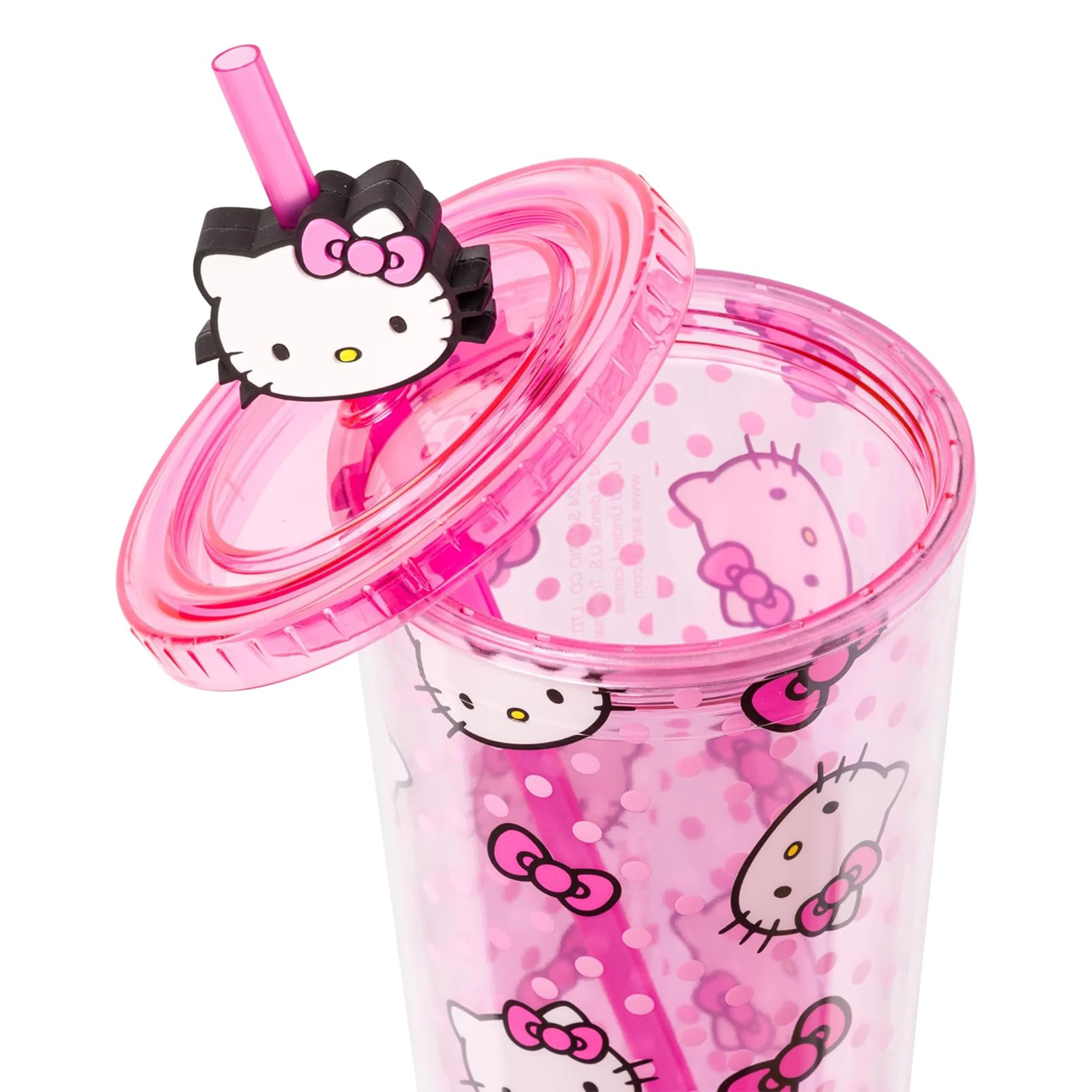 Hello Kitty 24oz Bows & Dots Travel Tumbler - Image 2