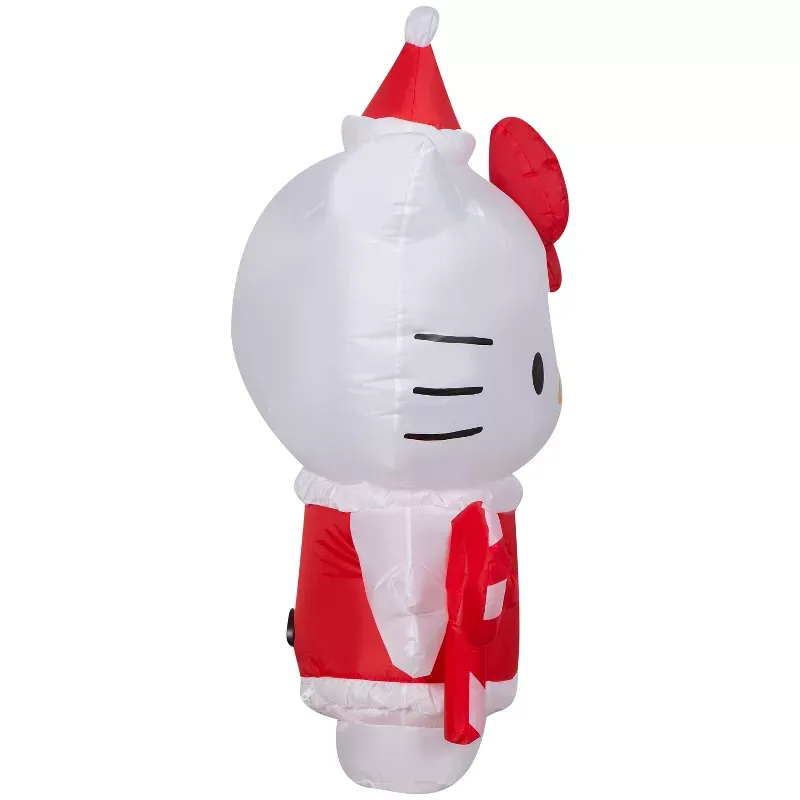 Hello Kitty 3.5ft Airblown Inflatable (Holiday Dress) - Image 3