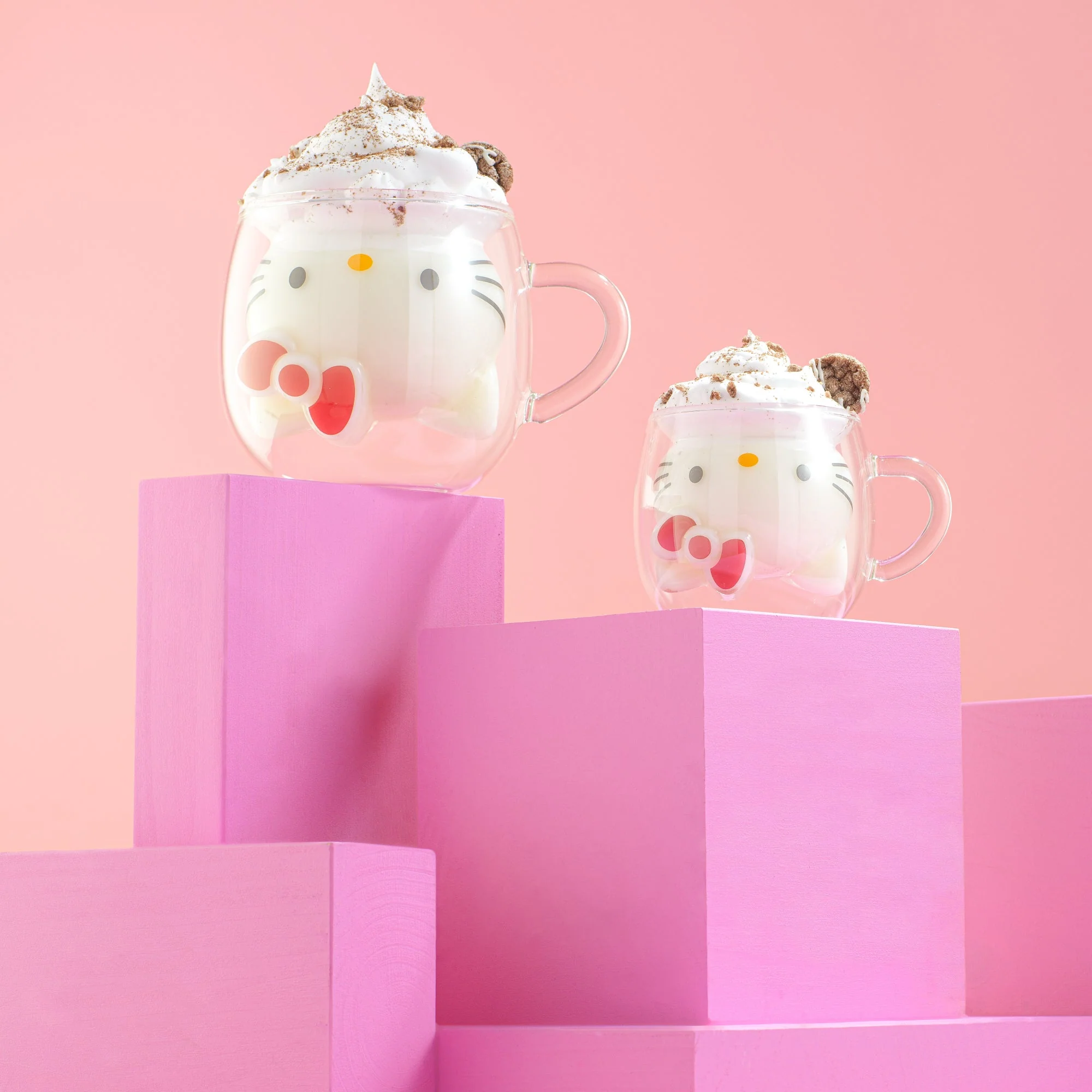 Hello Kitty 3D Double Wall Espresso Glass - Image 2