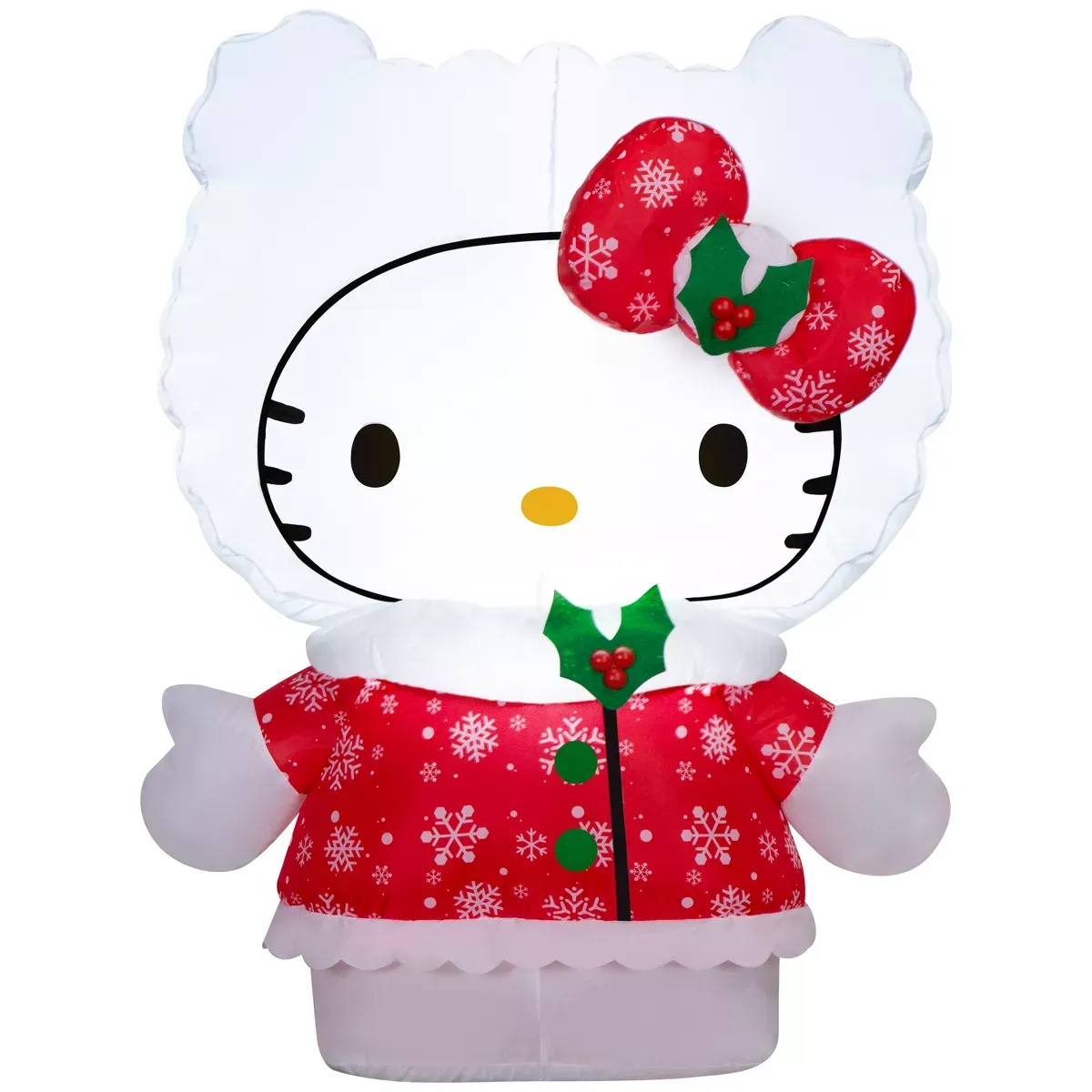 Hello Kitty 3ft Airblown Inflatable (Snowflake Dress) - Image 2