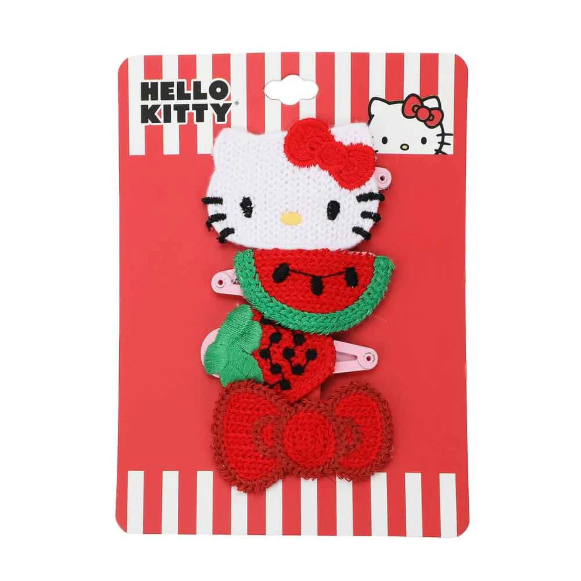 Hello Kitty 4-pc Crochet Hair Clip Set - Image 3