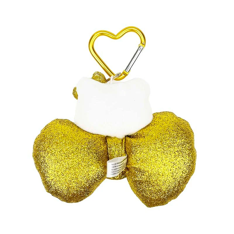 Hello Kitty 50th Anniv. Gold Mascot (Metallic Bow Series) - Image 2