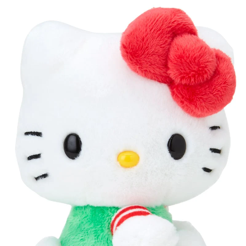 Hello Kitty 50th Anniv. Plush Mascot (Green Overalls) - Image 2