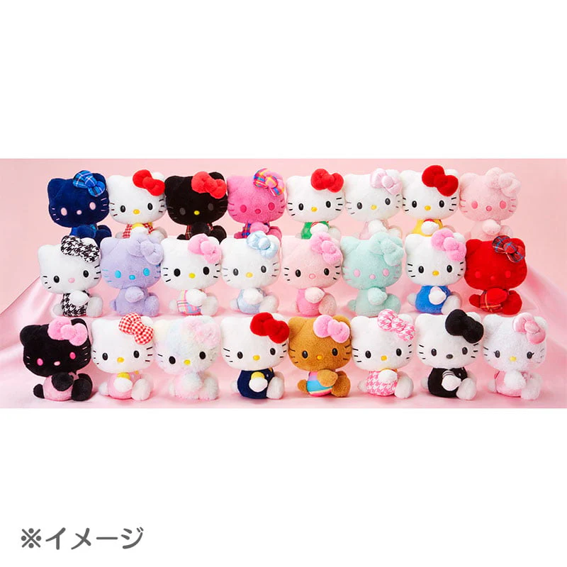 Hello Kitty 50th Anniv. Plush Mascot (Green Overalls) - Image 4