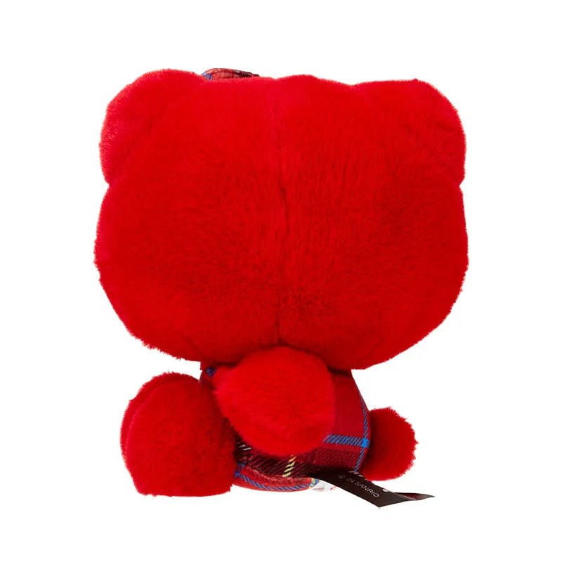Hello Kitty 50th Anniv. Plush Mascot (Red Tartan) - Image 3