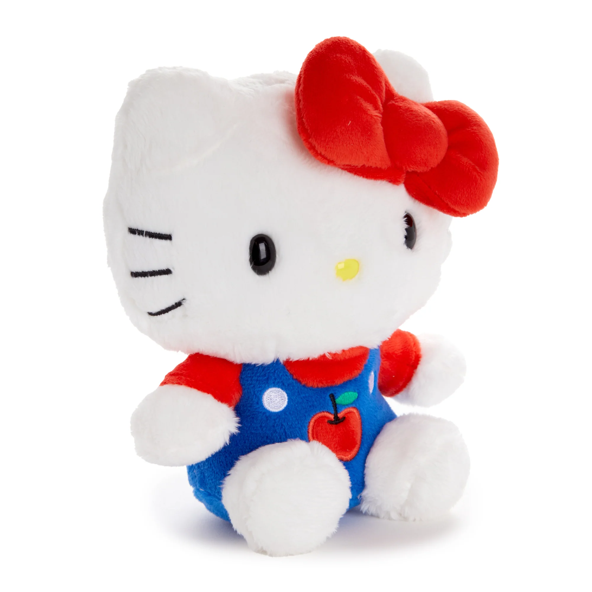 Hello Kitty 6" Blue Overalls Plush Mascot (Apples Series) - Image 2