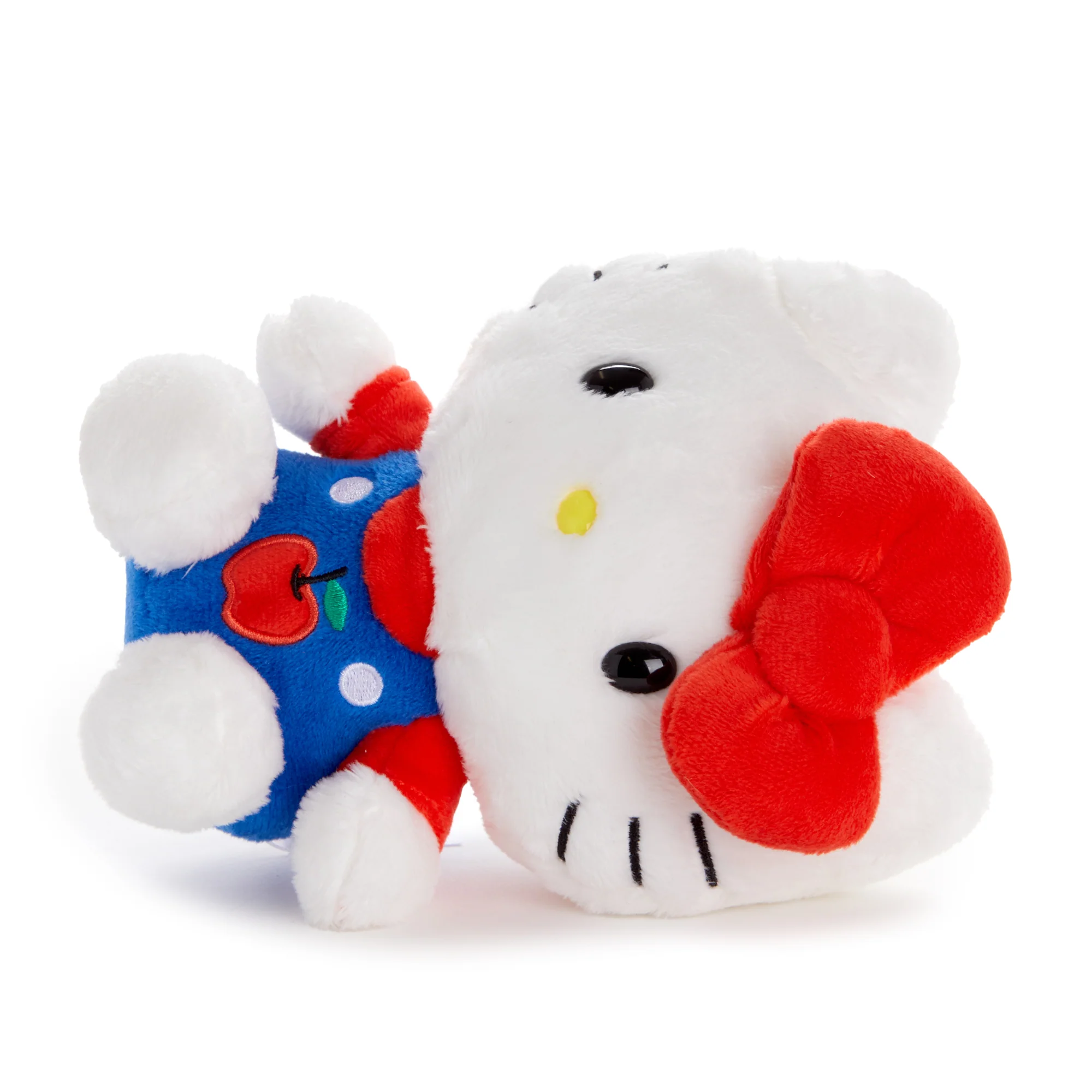 Hello Kitty 6" Blue Overalls Plush Mascot (Apples Series) - Image 4