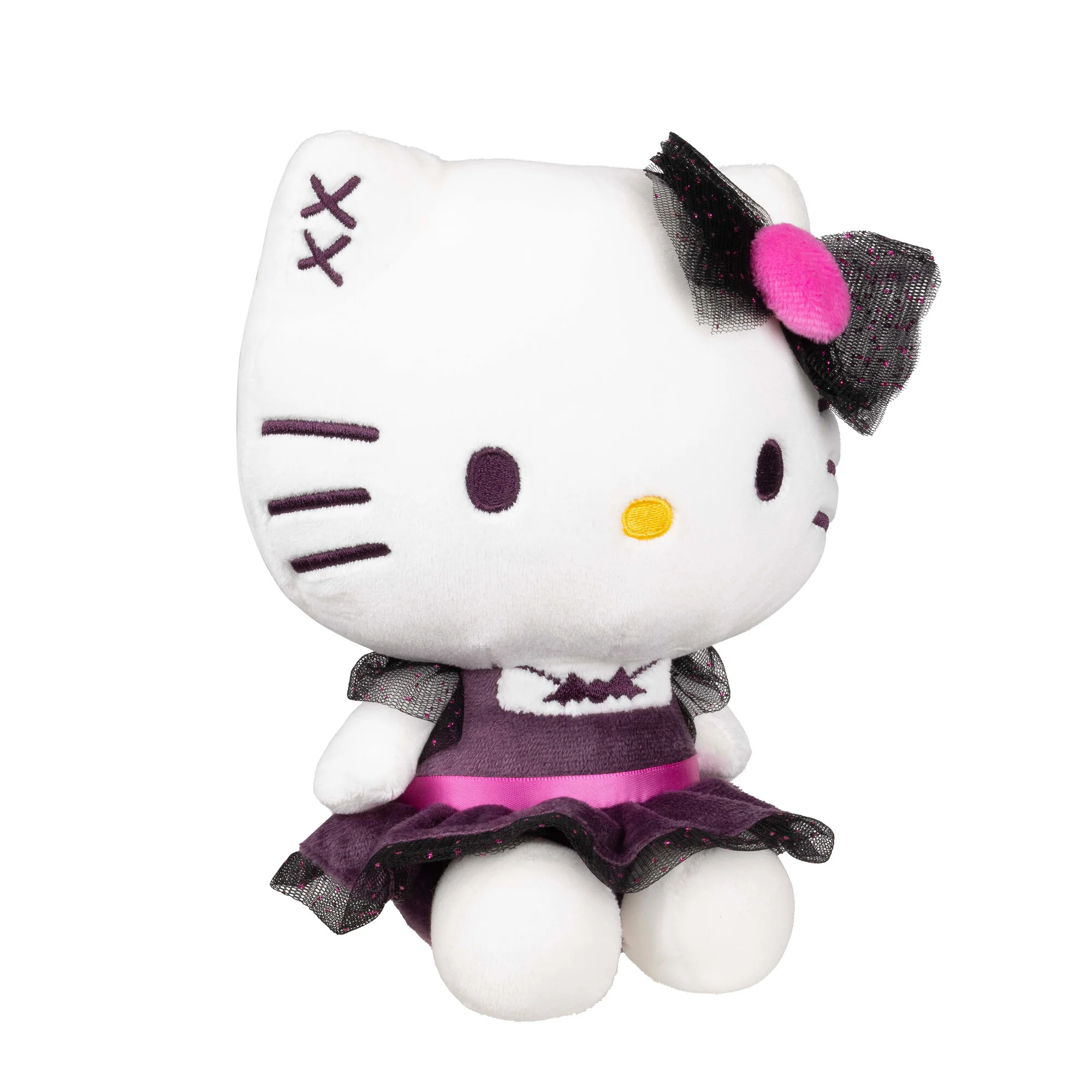 Hello Kitty 8" Halloween Plush (Black Dress) - Image 2