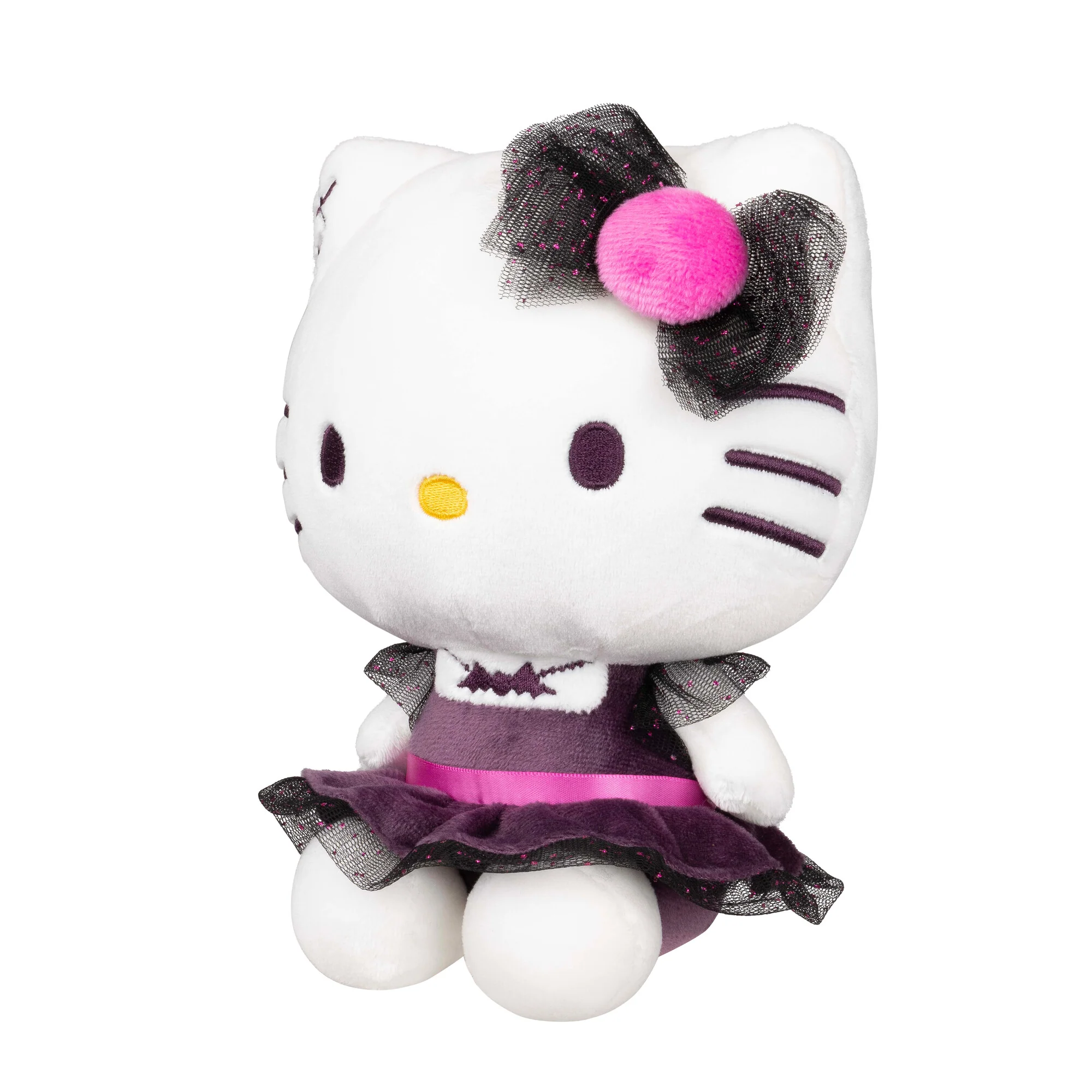 Hello Kitty 8" Halloween Plush (Black Dress) - Image 4