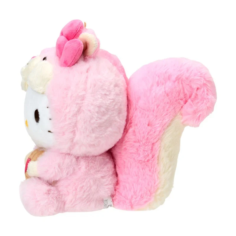 Hello Kitty 8" Plush (Fluffy Squirrel Series) - Image 2