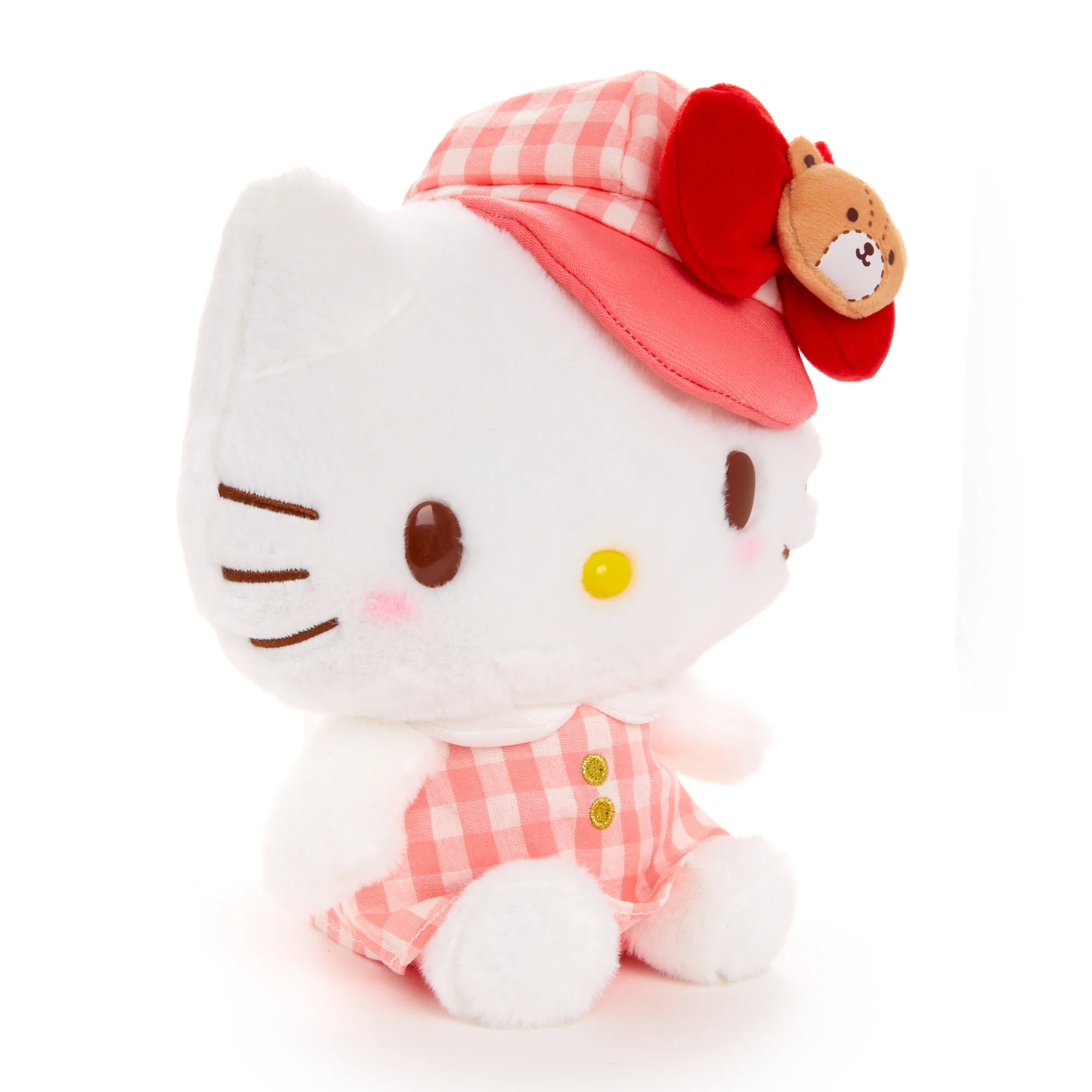 Hello Kitty 8" Plush (Gingham Cap Series) - Image 4