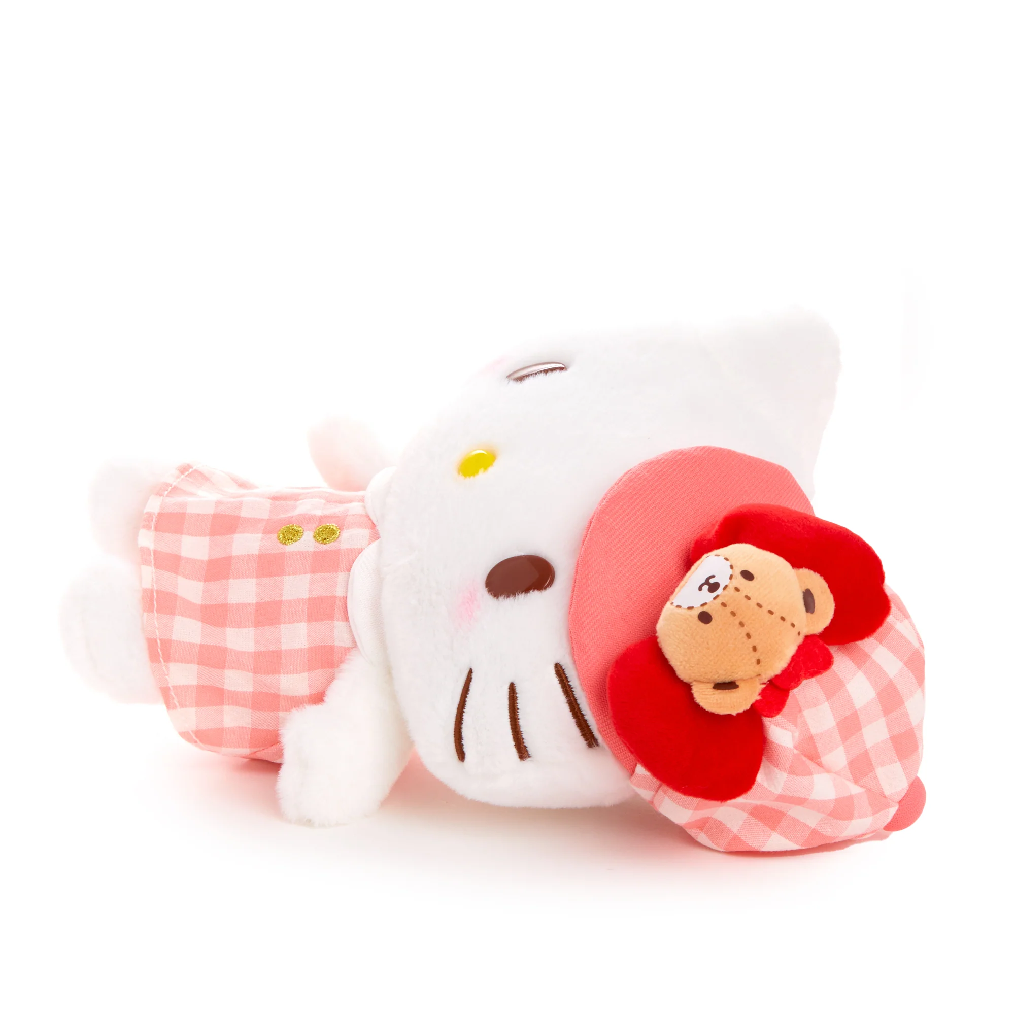 Hello Kitty 8" Plush (Gingham Cap Series) - Image 6