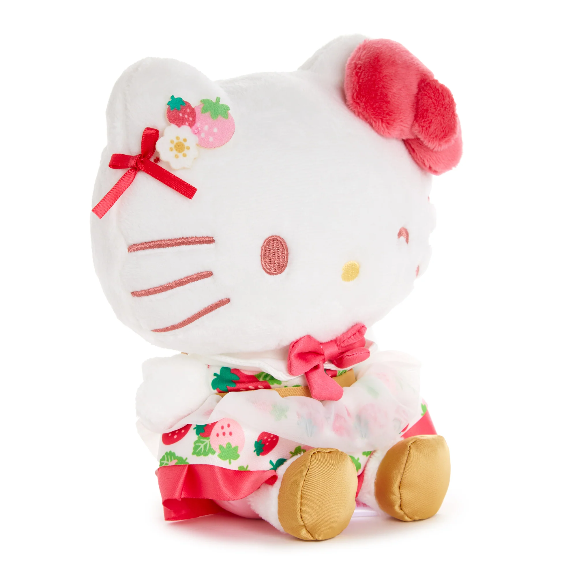 Hello Kitty 8" Plush (Strawberry News 50th Anniversary) - Image 2