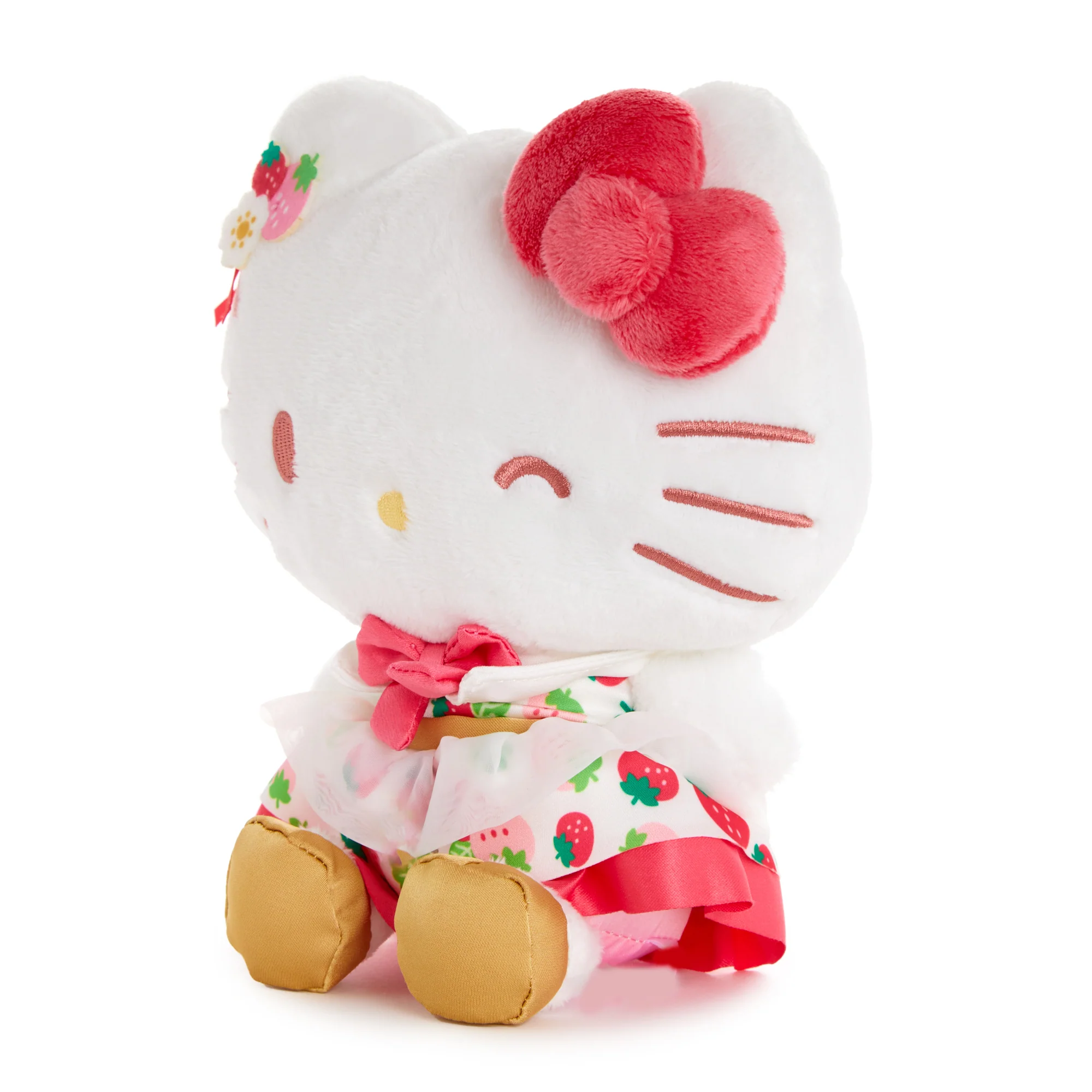 Hello Kitty 8" Plush (Strawberry News 50th Anniversary) - Image 3