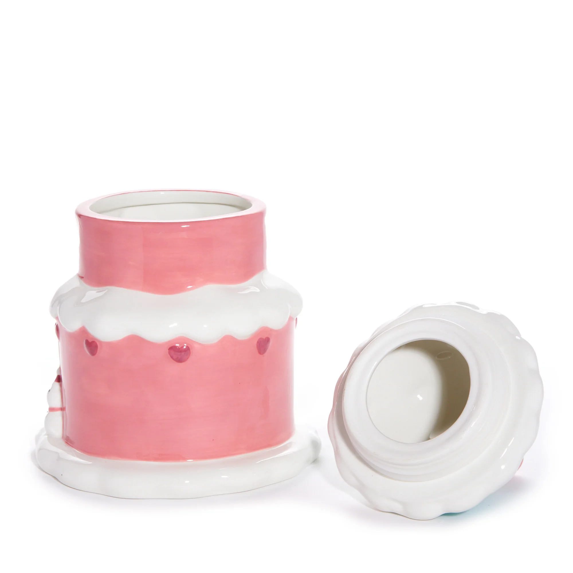 Hello Kitty and Cinnamoroll Ceramic Holiday Cottage Cookie Jar - Image 4