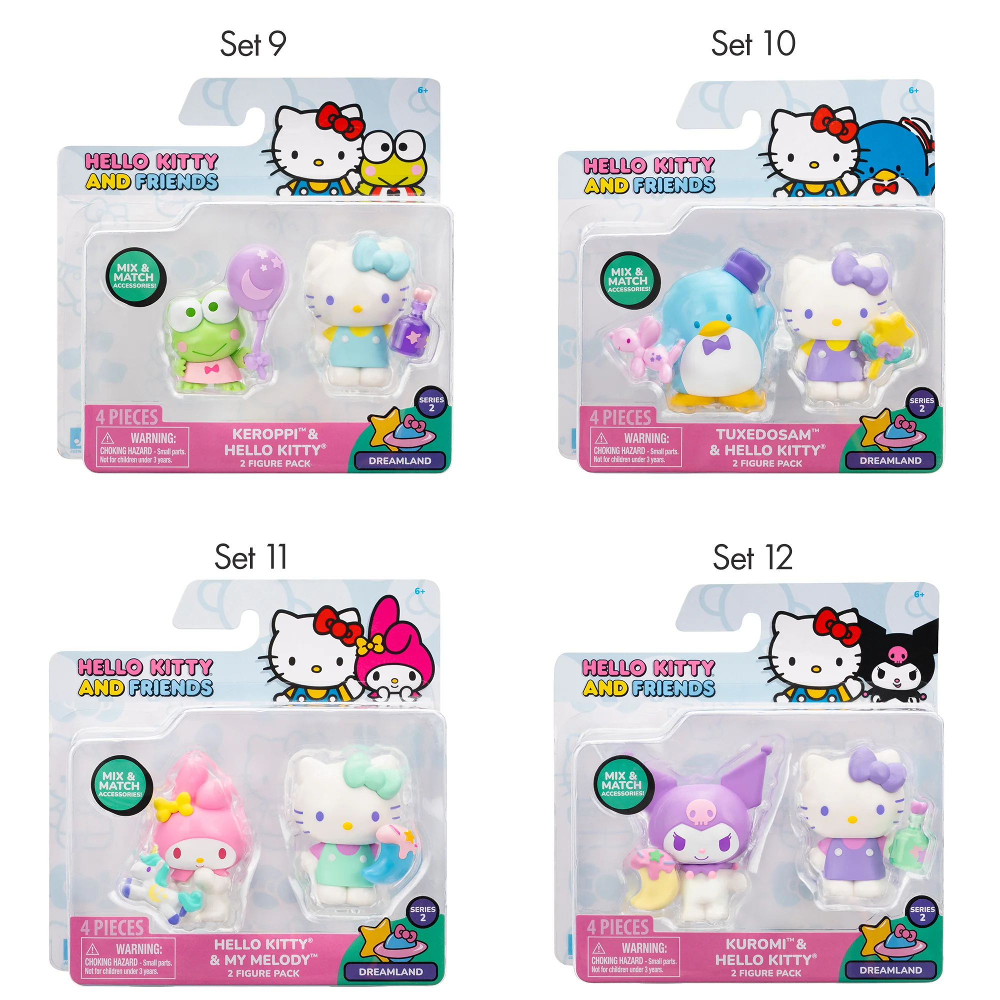 Hello Kitty and Friends 2-pc Figure Pack (Series 2: Dreamland) - Image 4
