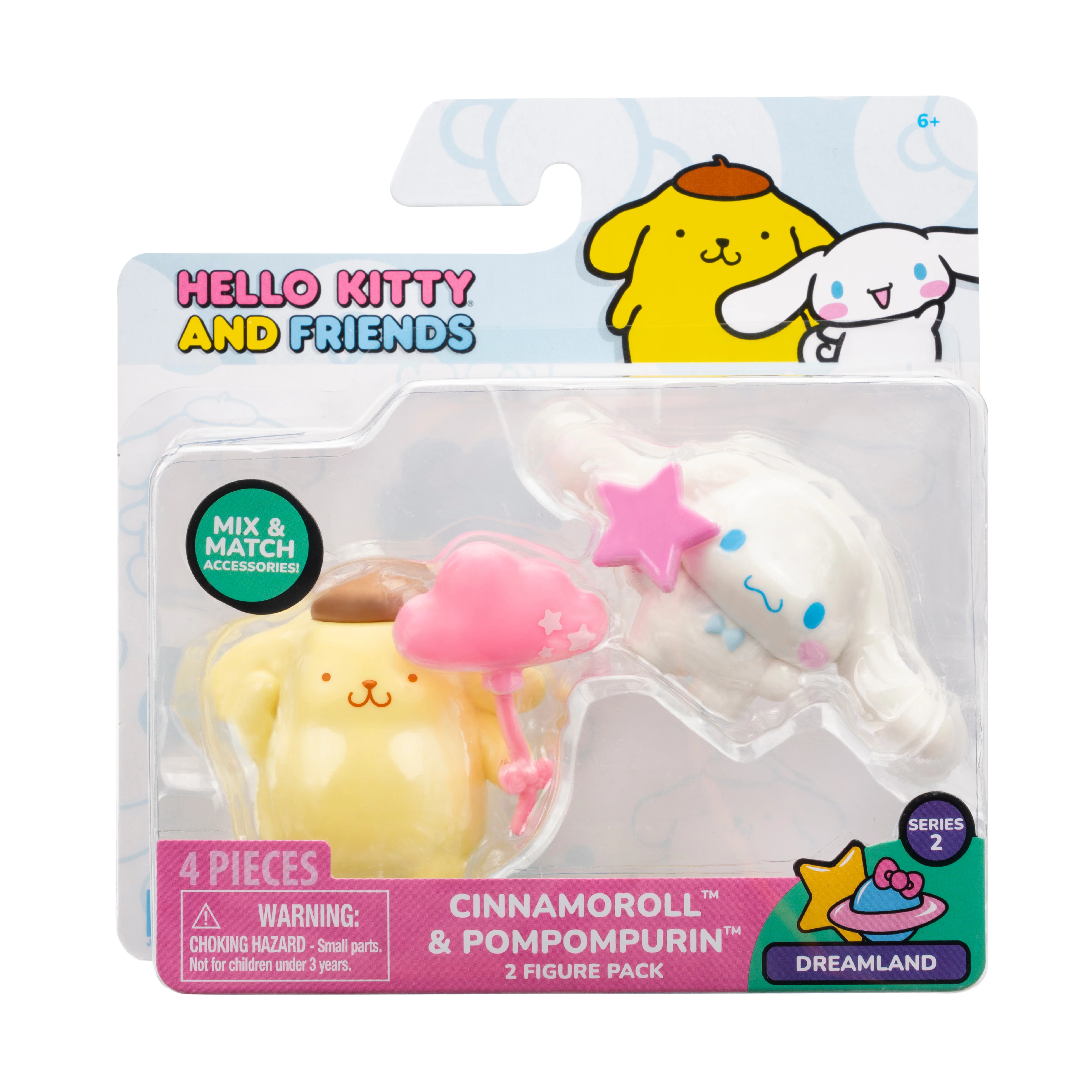 Hello Kitty and Friends 2-pc Figure Pack (Series 2: Dreamland) - Image 5