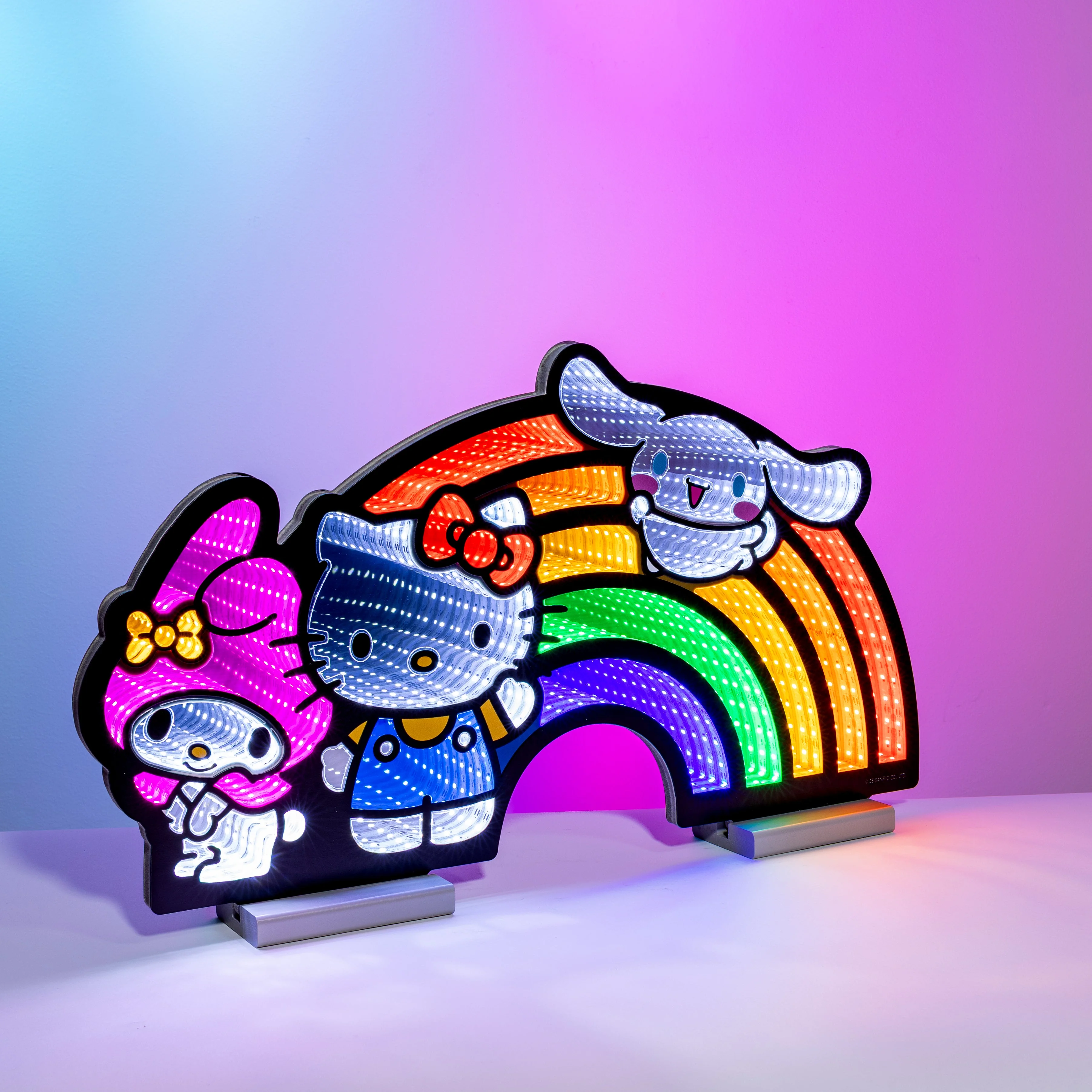 Hello Kitty and Friends 24" Rainbow Ekkolight Infinity Light - Image 2