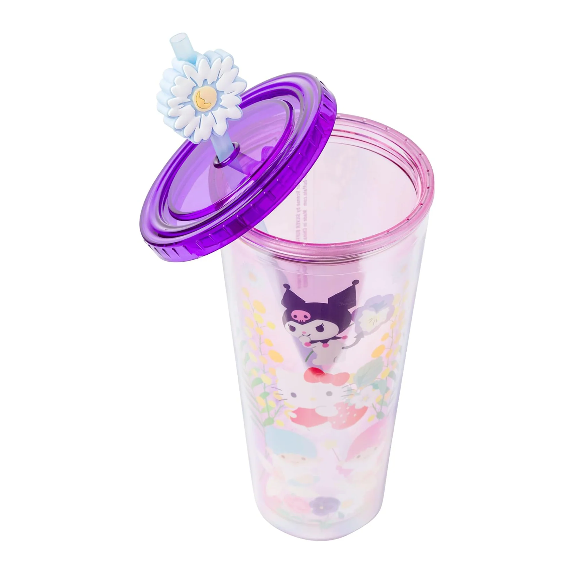 Hello Kitty and Friends 24oz Floral Travel Tumbler - Image 3
