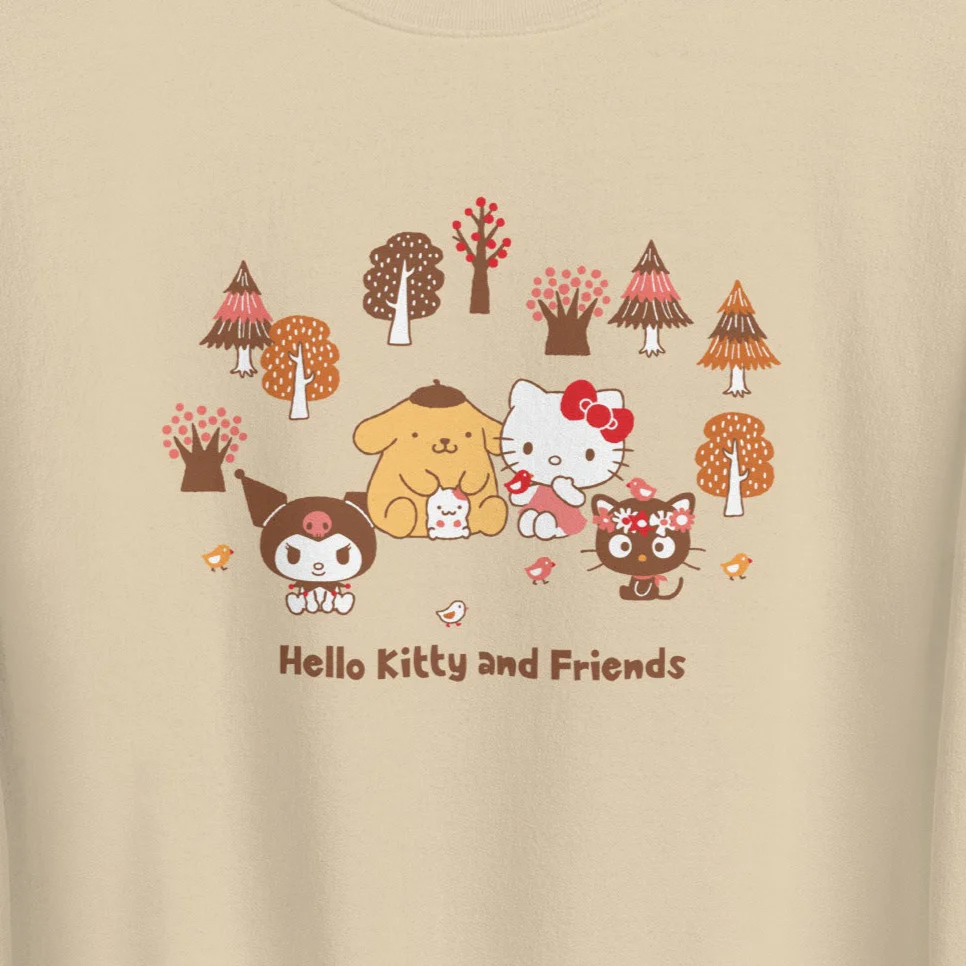 Hello Kitty and Friends Autumn Woods Classic Crewneck - Image 2