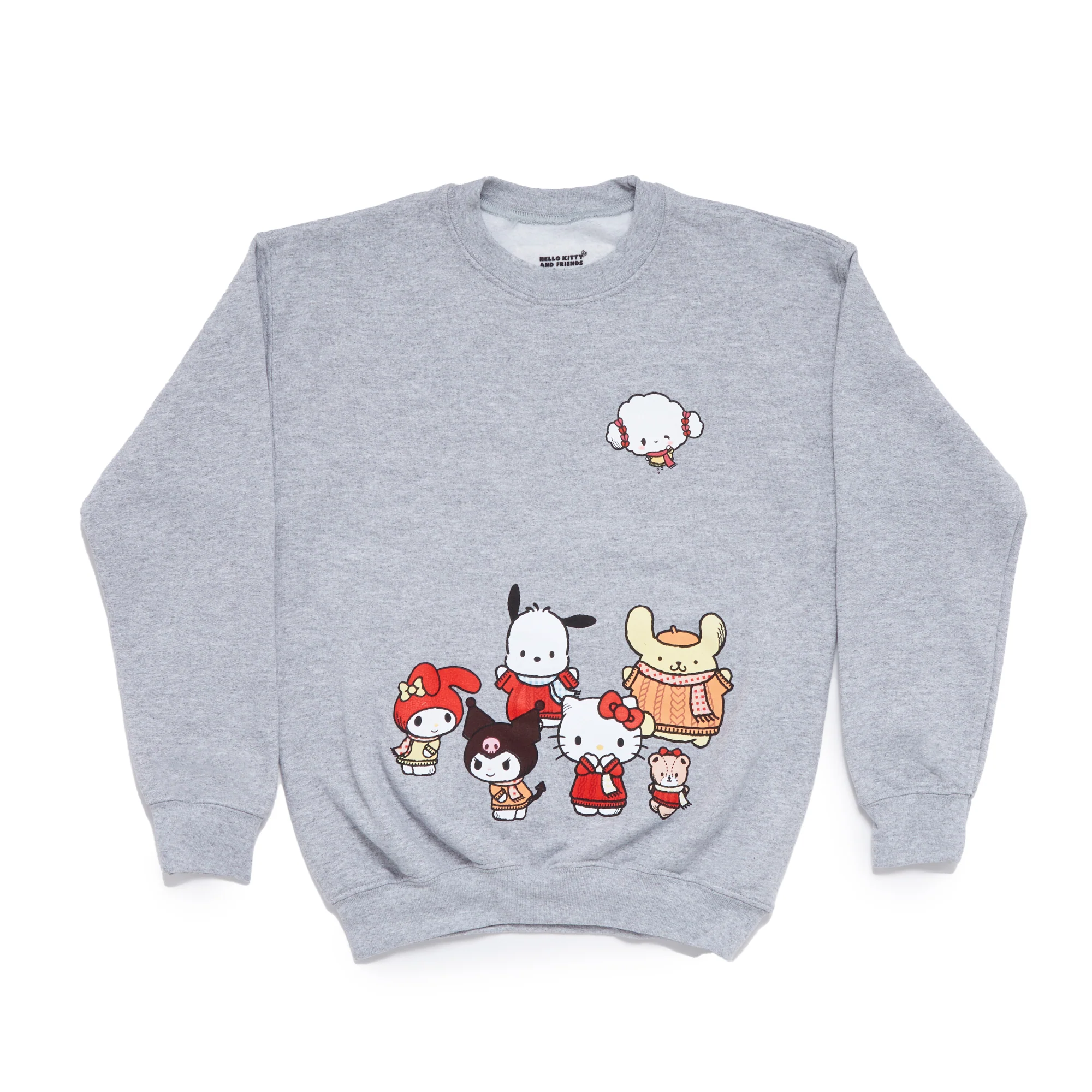 Hello Kitty and Friends Big Kids Cozy Fleece Loungewear Set (Heather) - Image 3