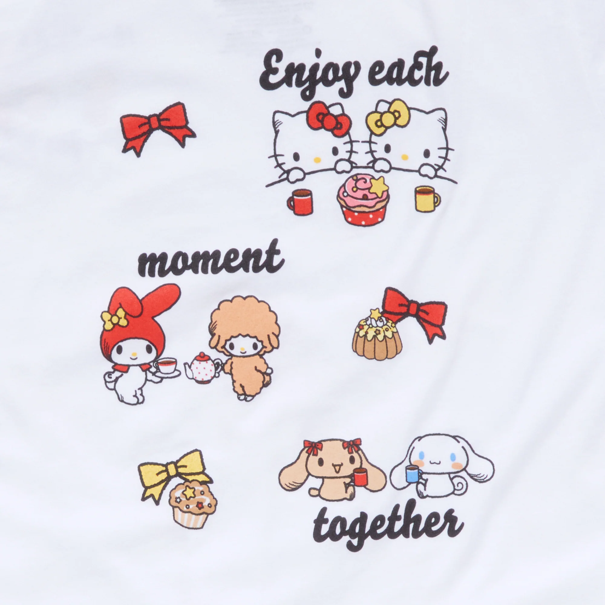 Hello Kitty and Friends Big Kids Thankful For Friends Tee (White) - Image 2