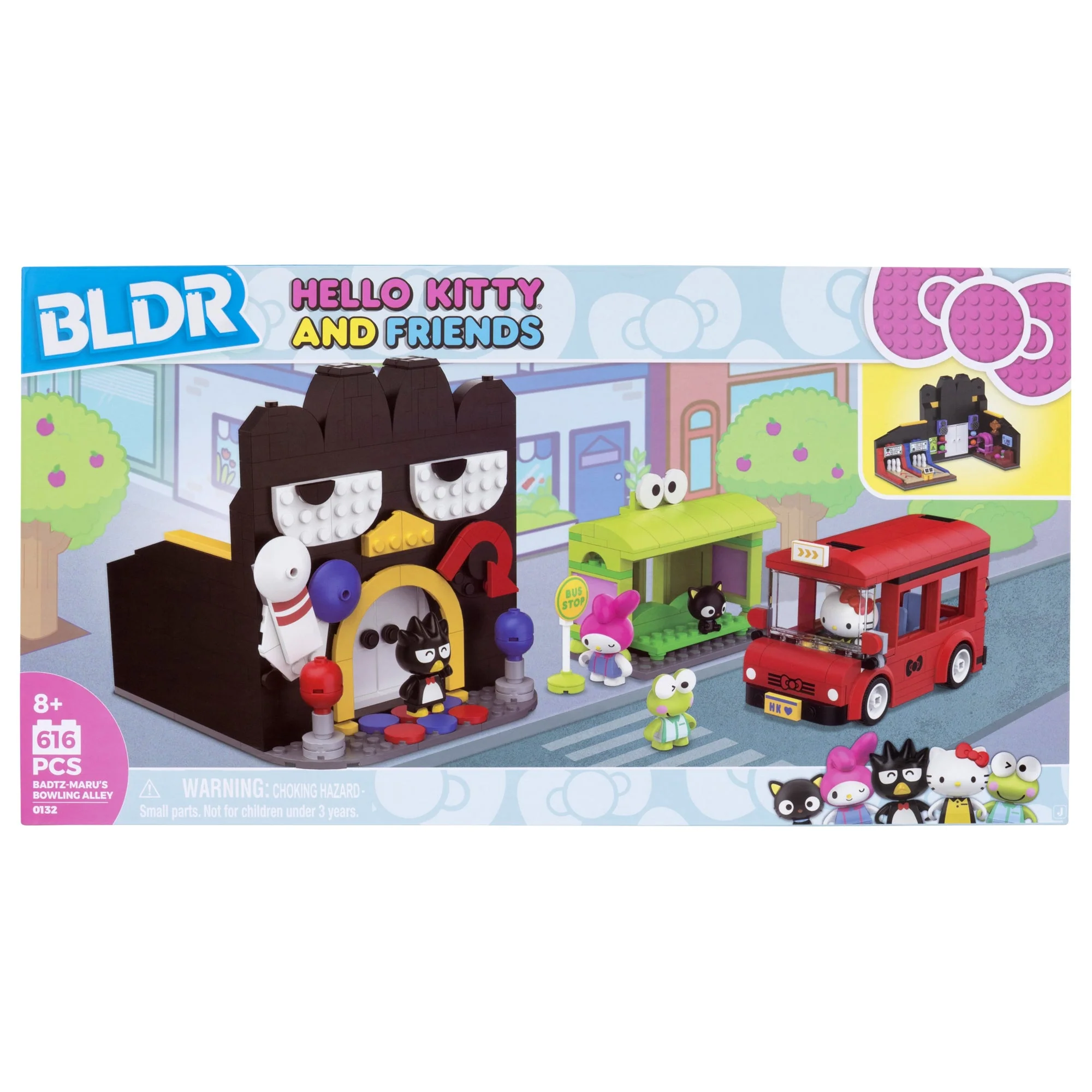 Hello Kitty and Friends BLDR Building Set (Badtz-maru’s Bowling Alley) - Image 9