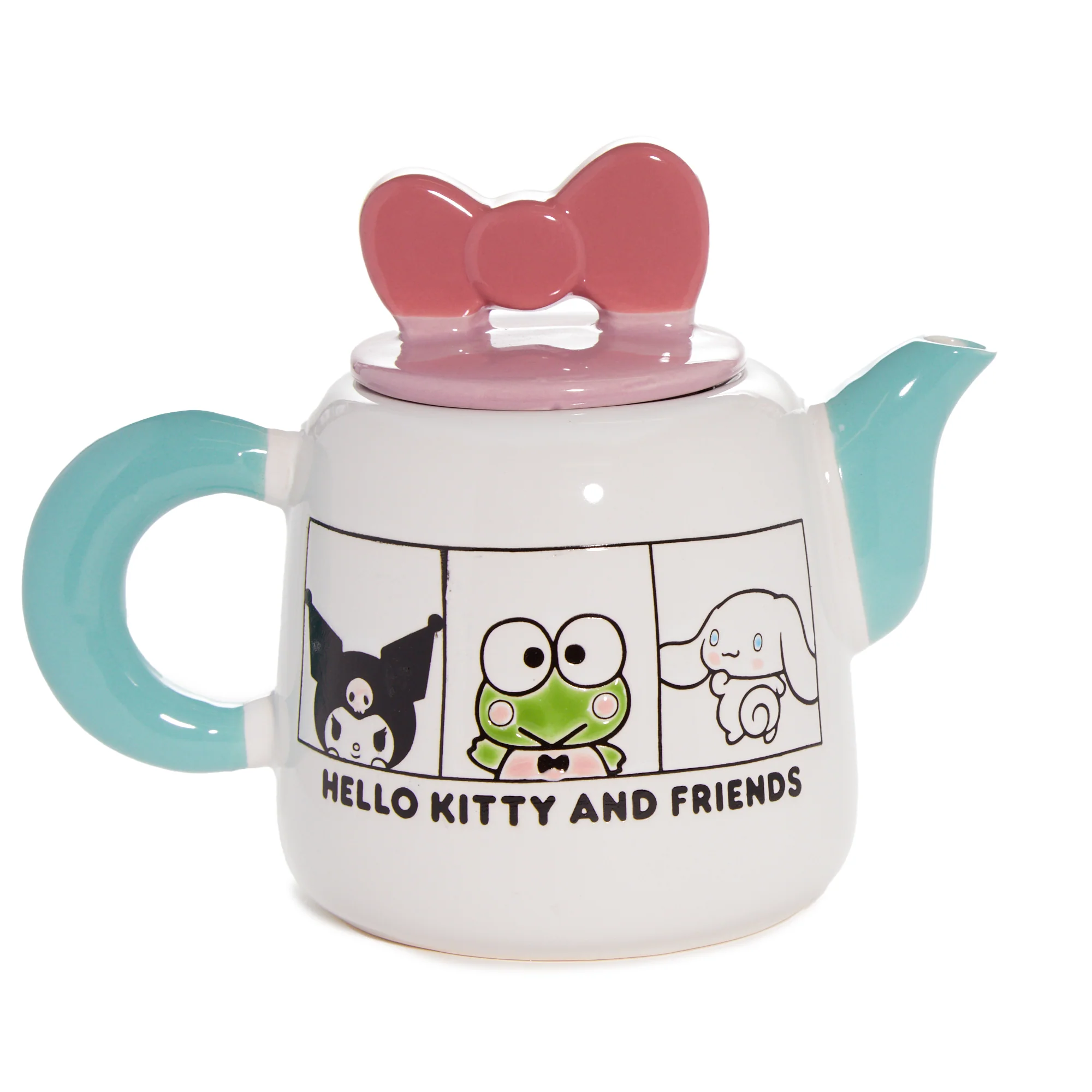 Hello Kitty and Friends Ceramic Grid Teapot - Image 3