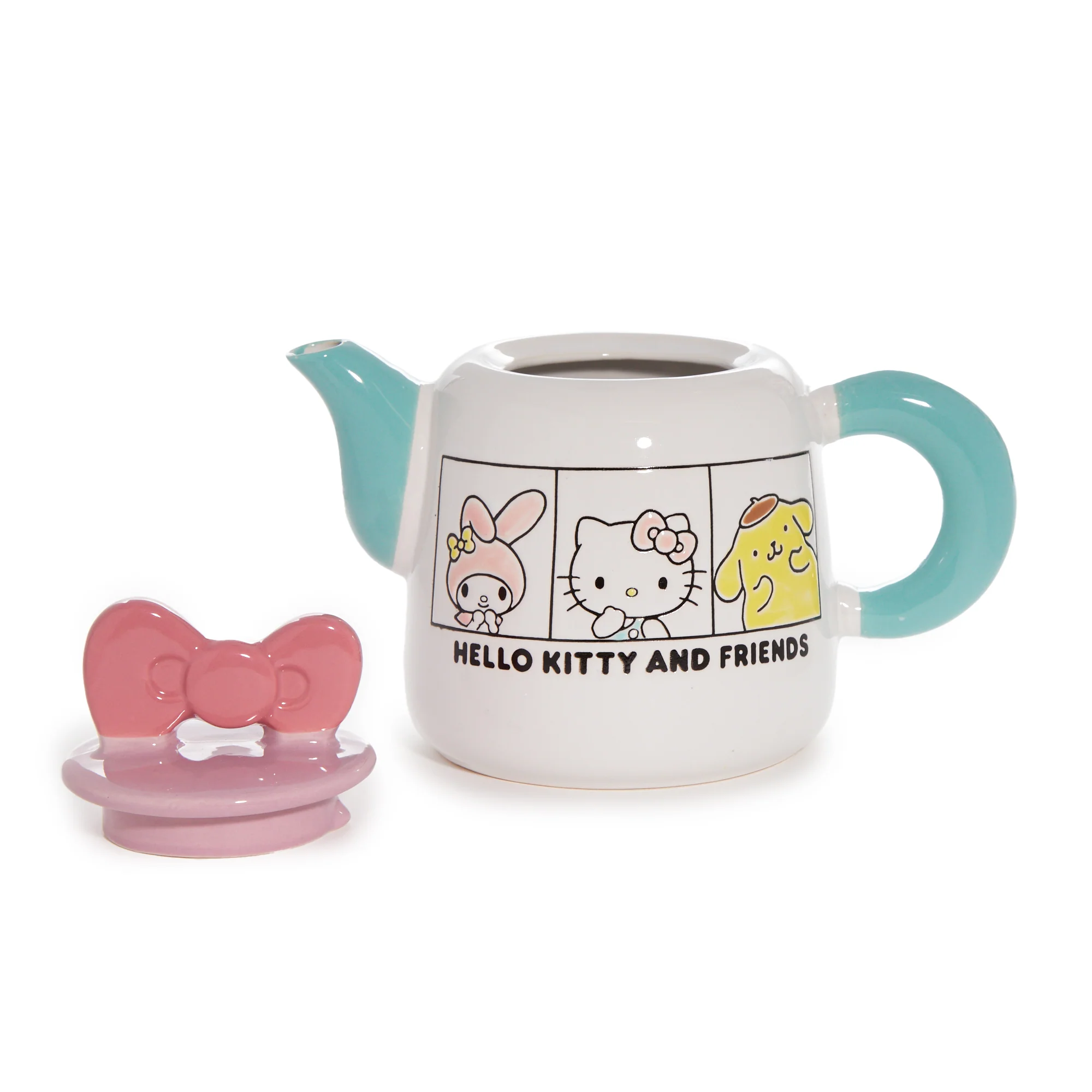 Hello Kitty and Friends Ceramic Grid Teapot - Image 7