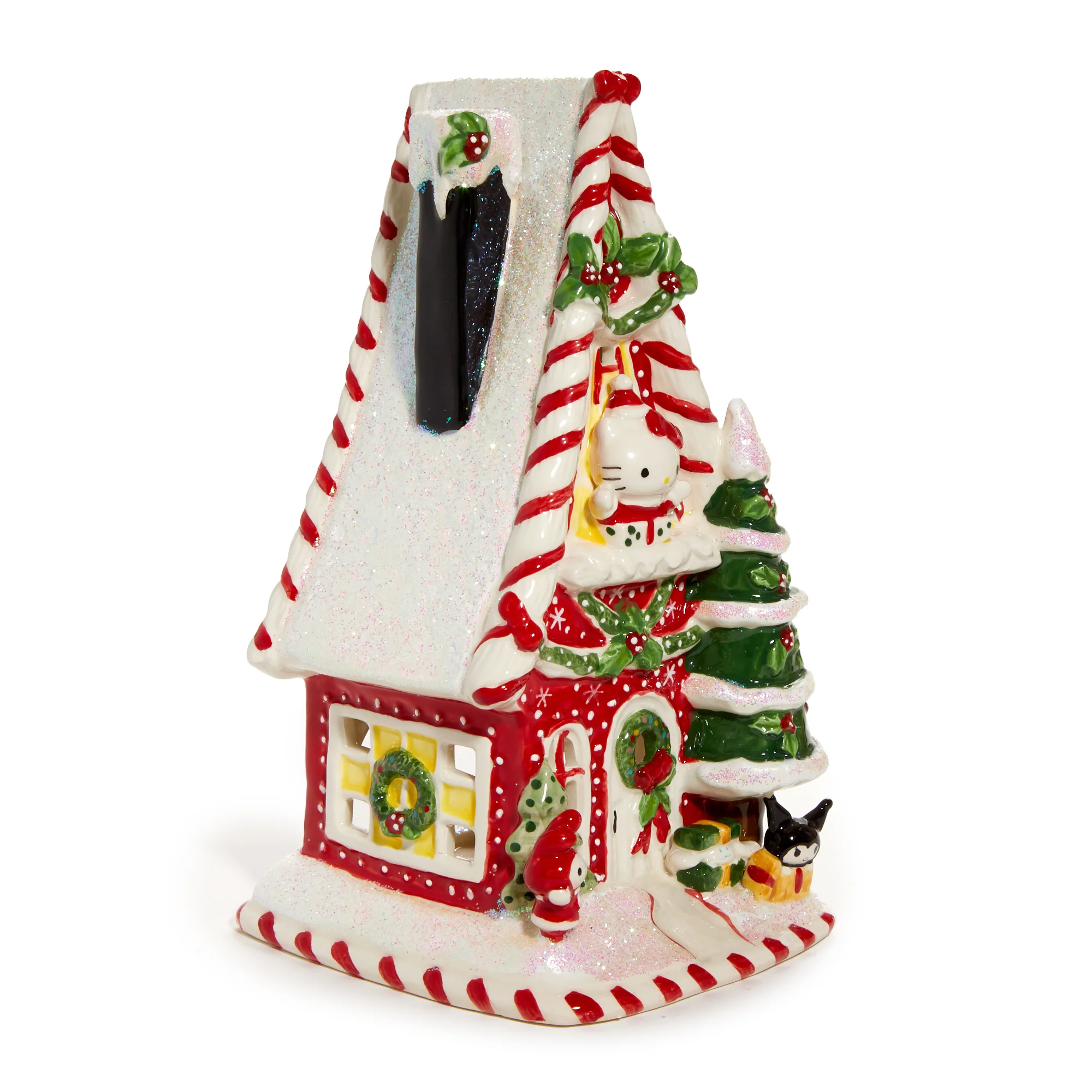 Hello Kitty and Friends Ceramic Holiday Candle House - Image 3