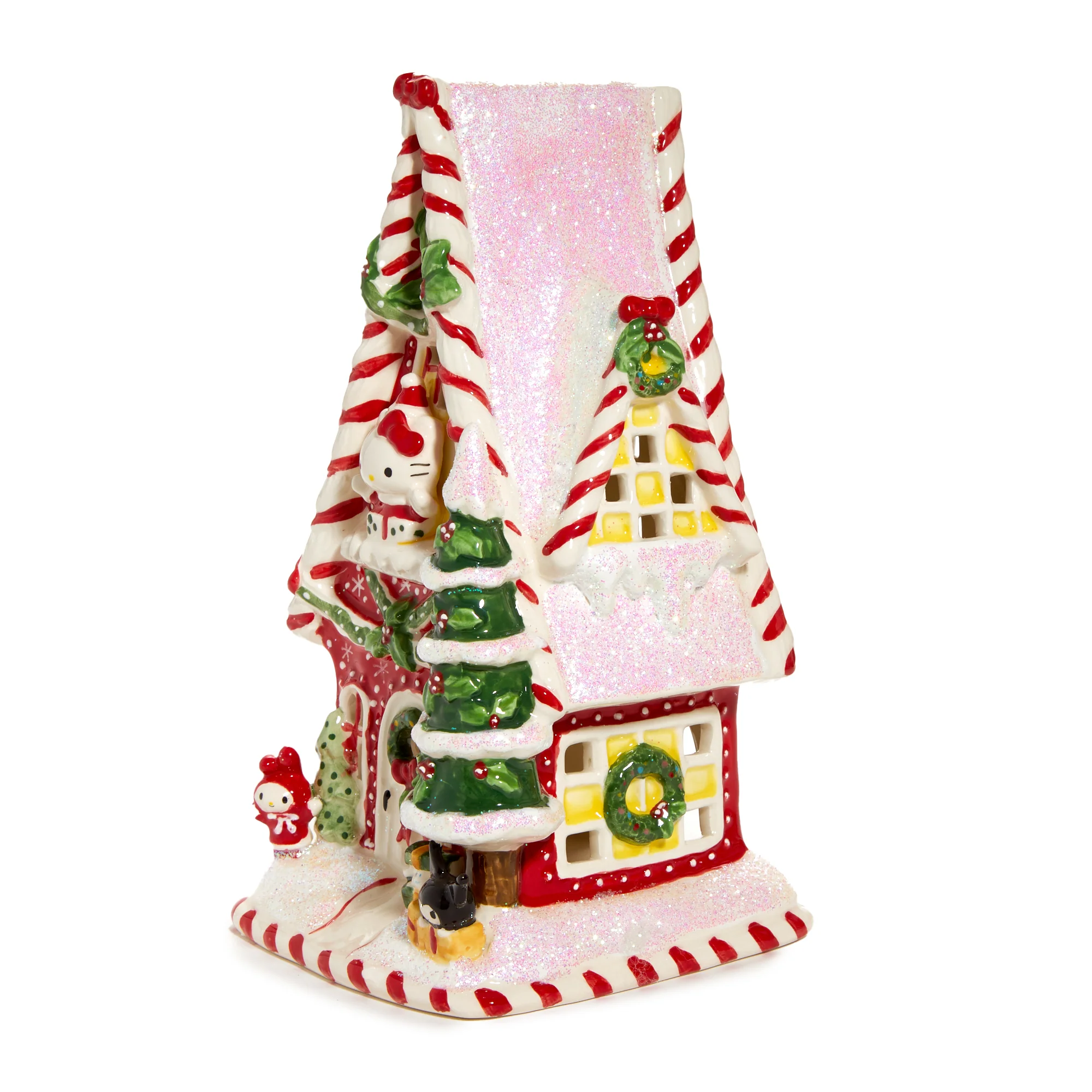 Hello Kitty and Friends Ceramic Holiday Candle House - Image 4