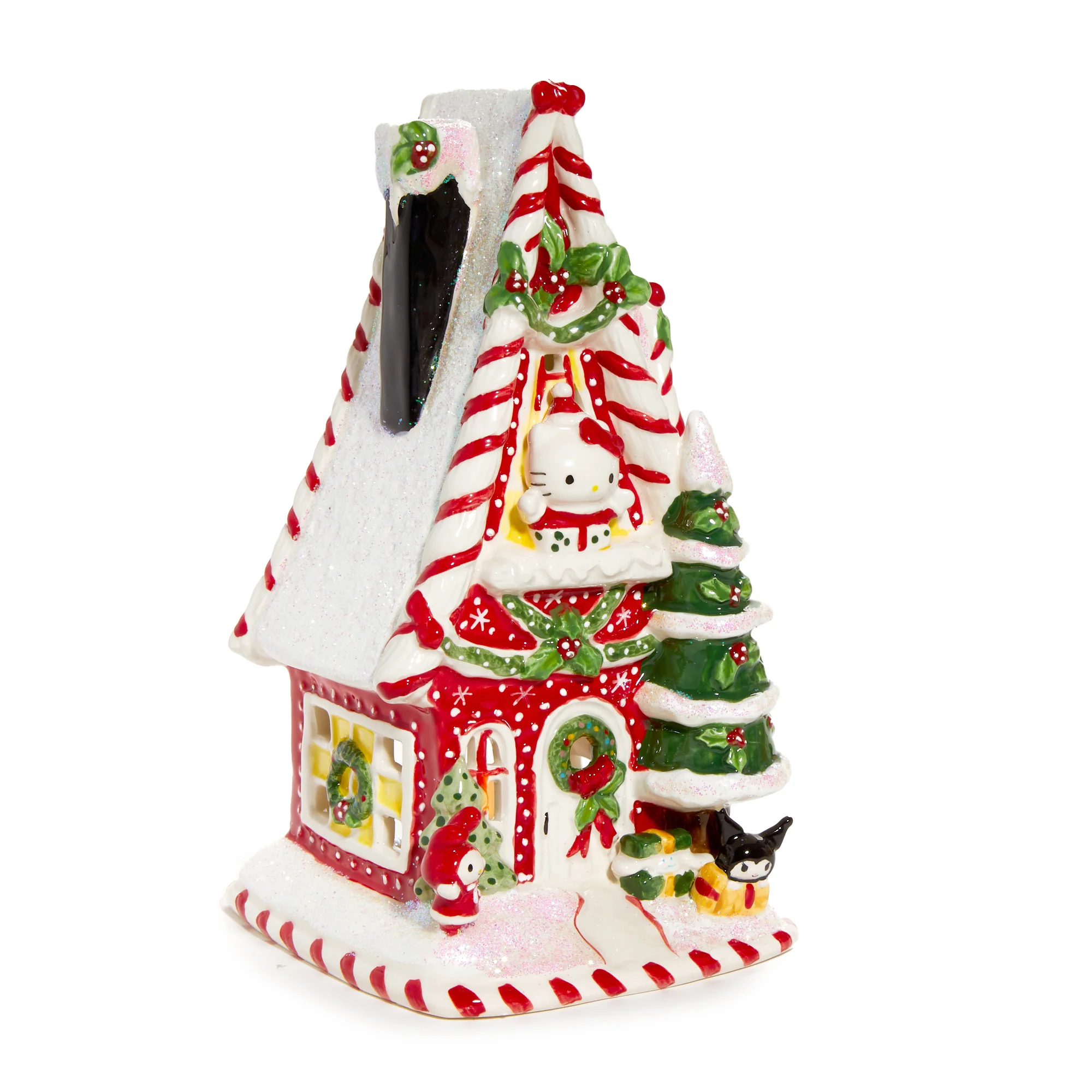 Hello Kitty and Friends Ceramic Holiday Candle House - Image 6