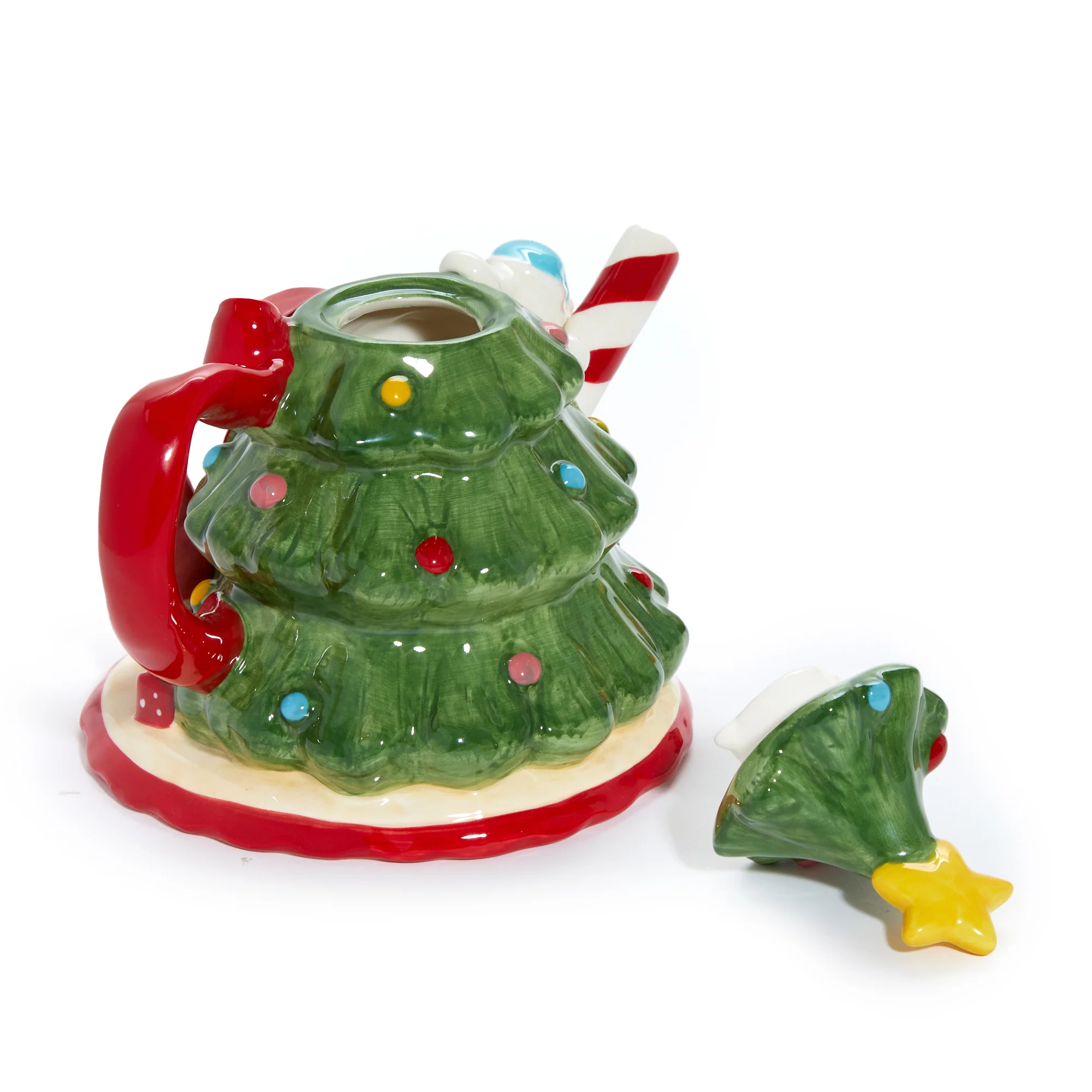 Hello Kitty and Friends Ceramic Holiday Tree Teapot - Image 5