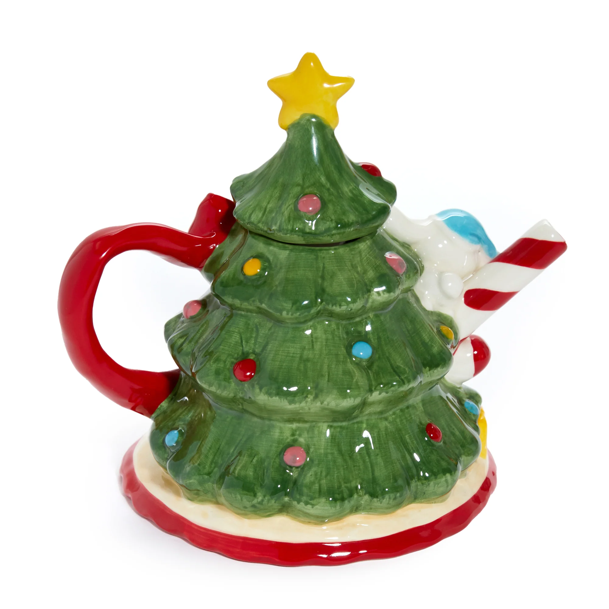 Hello Kitty and Friends Ceramic Holiday Tree Teapot - Image 7