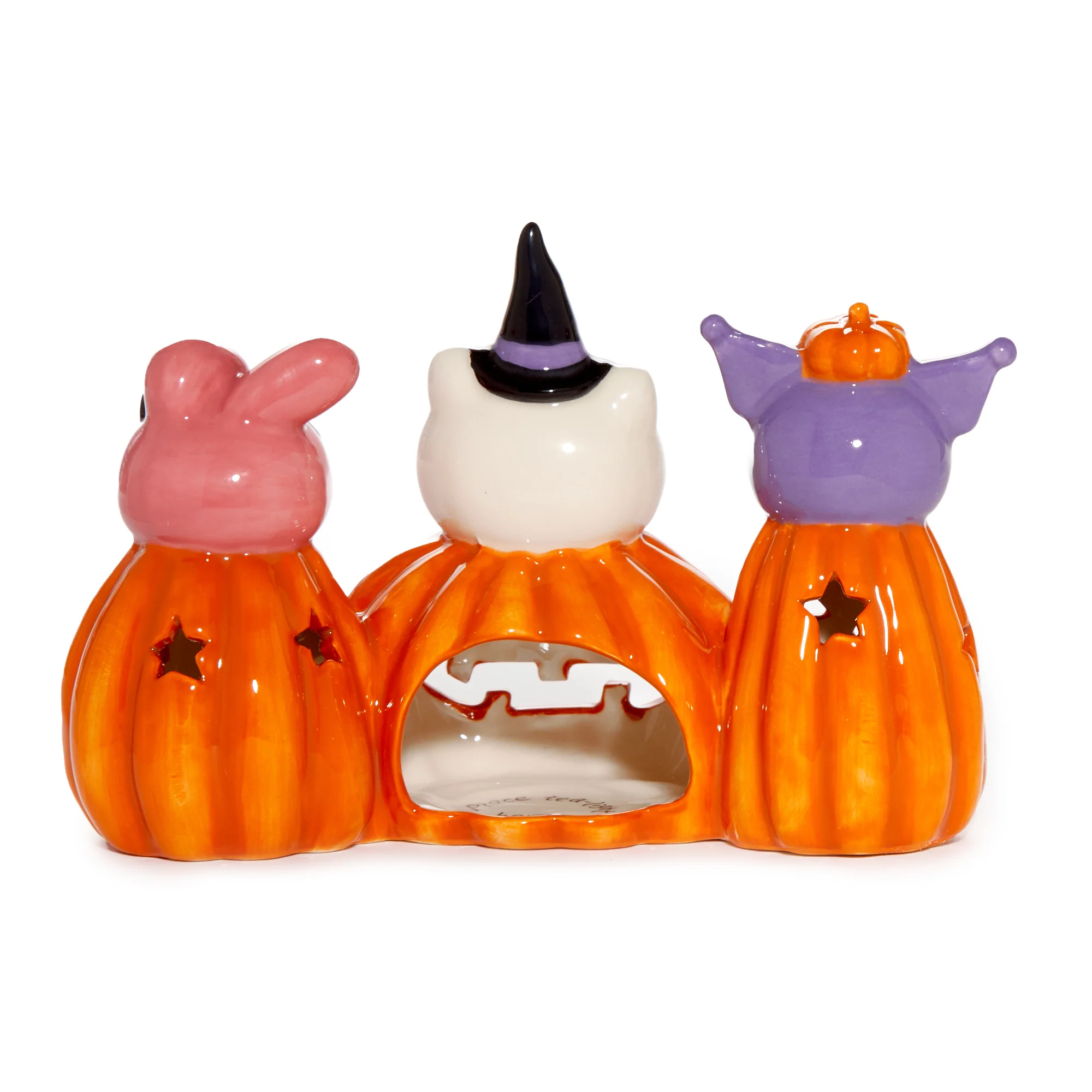 Hello Kitty and Friends Costume Pumpkin Ceramic Candle House - Image 5