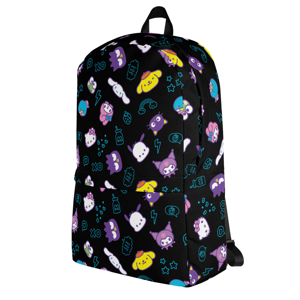 Hello Kitty and Friends Electric Doodle All-over Print Backpack - Image 3