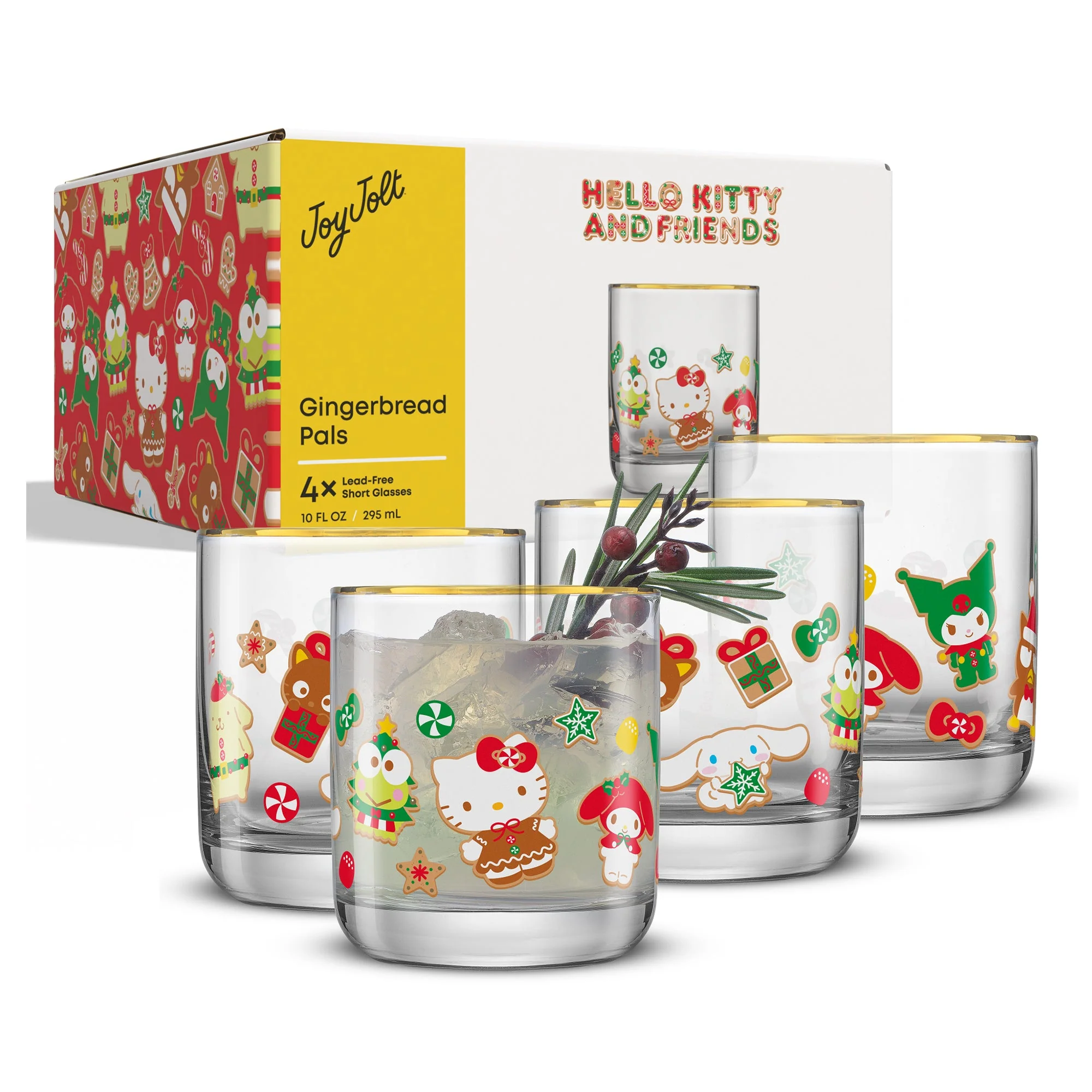 Hello Kitty and Friends Gingerbread Pals Short Glasses - Image 9