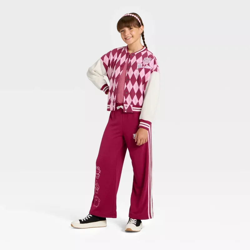 Hello Kitty and Friends Girls Better Together Varsity Jacket - Image 4