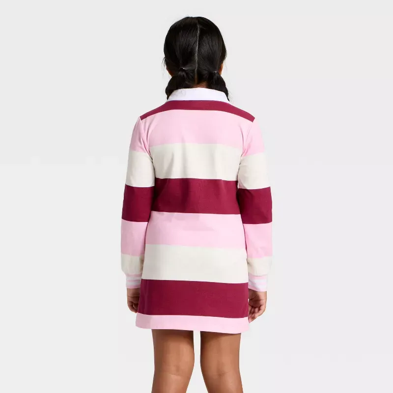 Hello Kitty and Friends Girls Striped Rugby Dress - Image 3