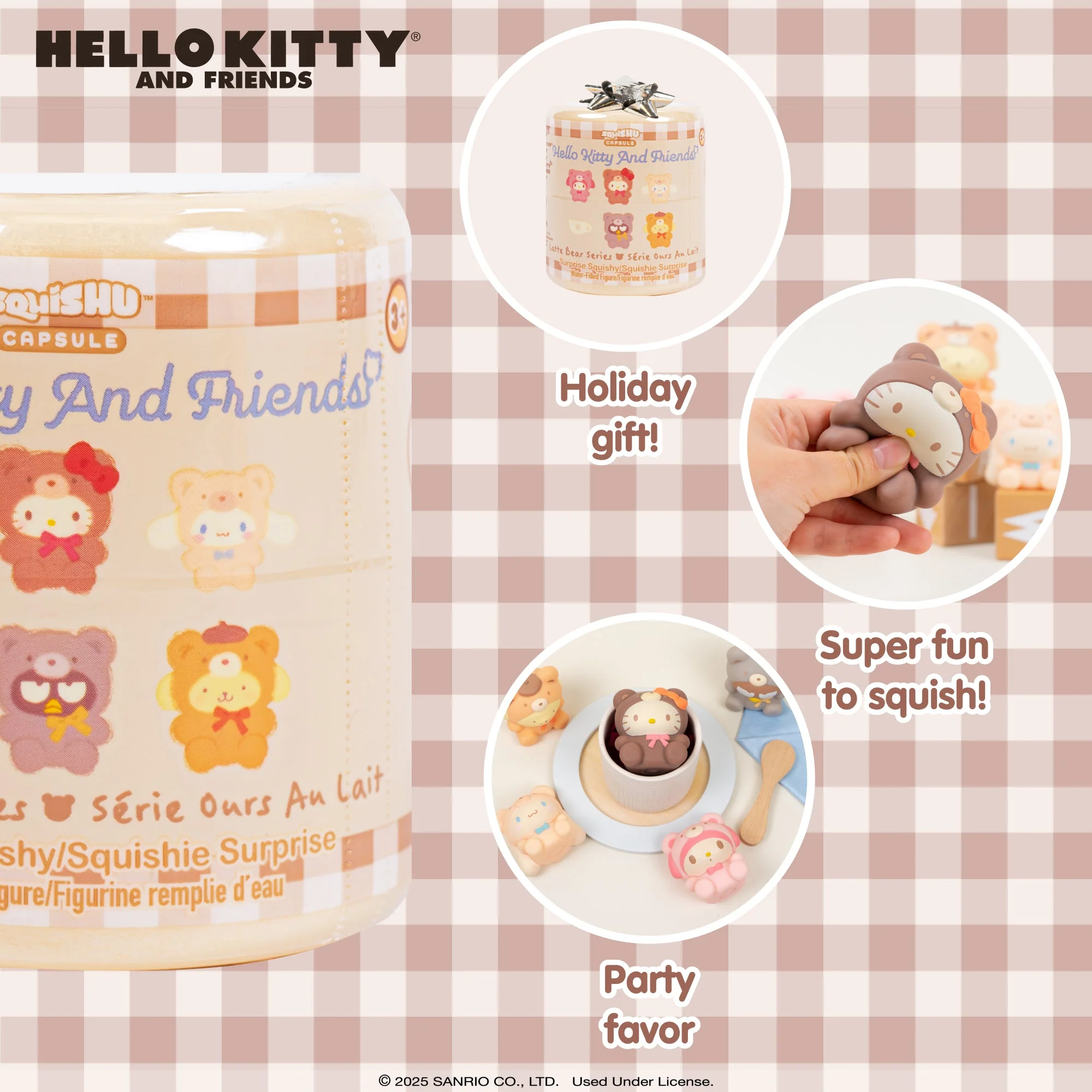Hello Kitty and Friends Latte Bear Capsule Squishies (Series 7) - Image 4
