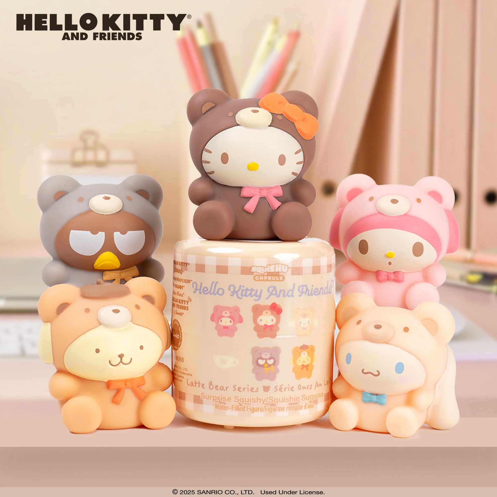 Hello Kitty and Friends Latte Bear Capsule Squishies (Series 7) - Image 6