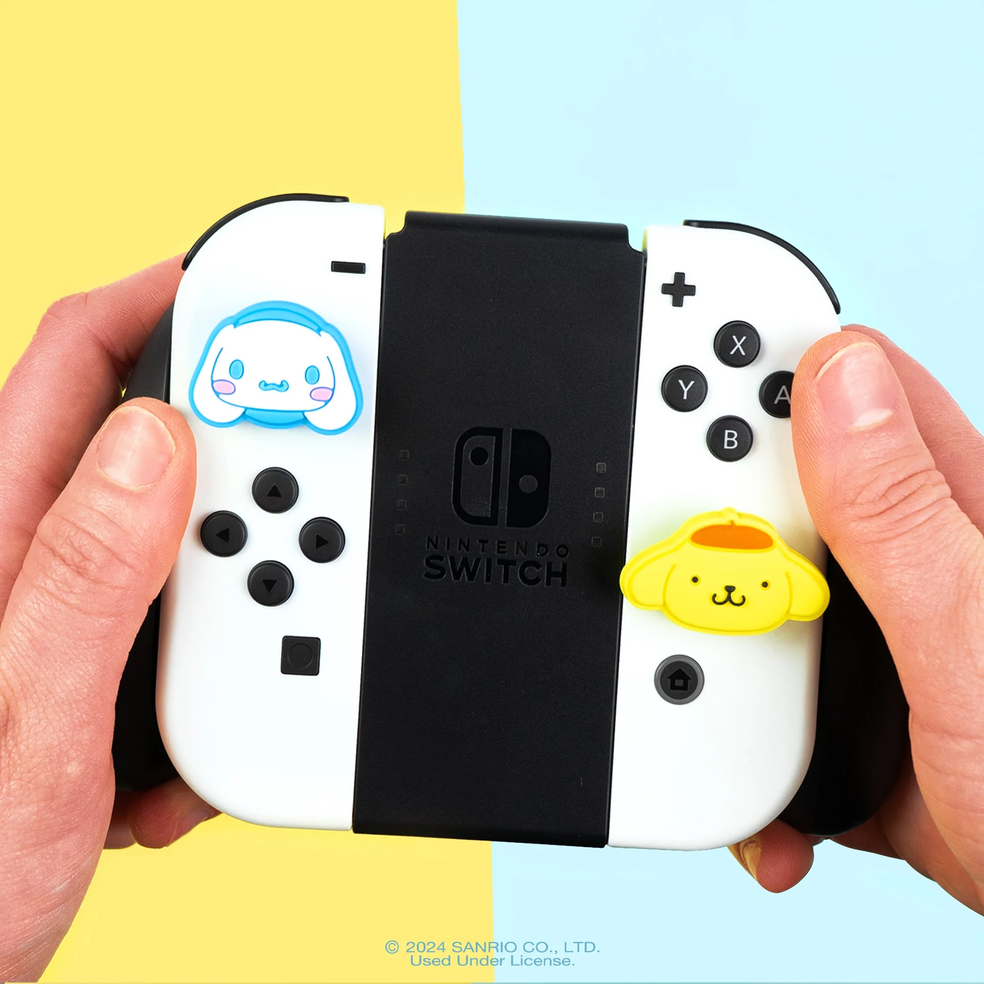 Hello Kitty and Friends Nintendo Switch Grip Caps (Cinnamoroll + Pompompurin) - Image 2